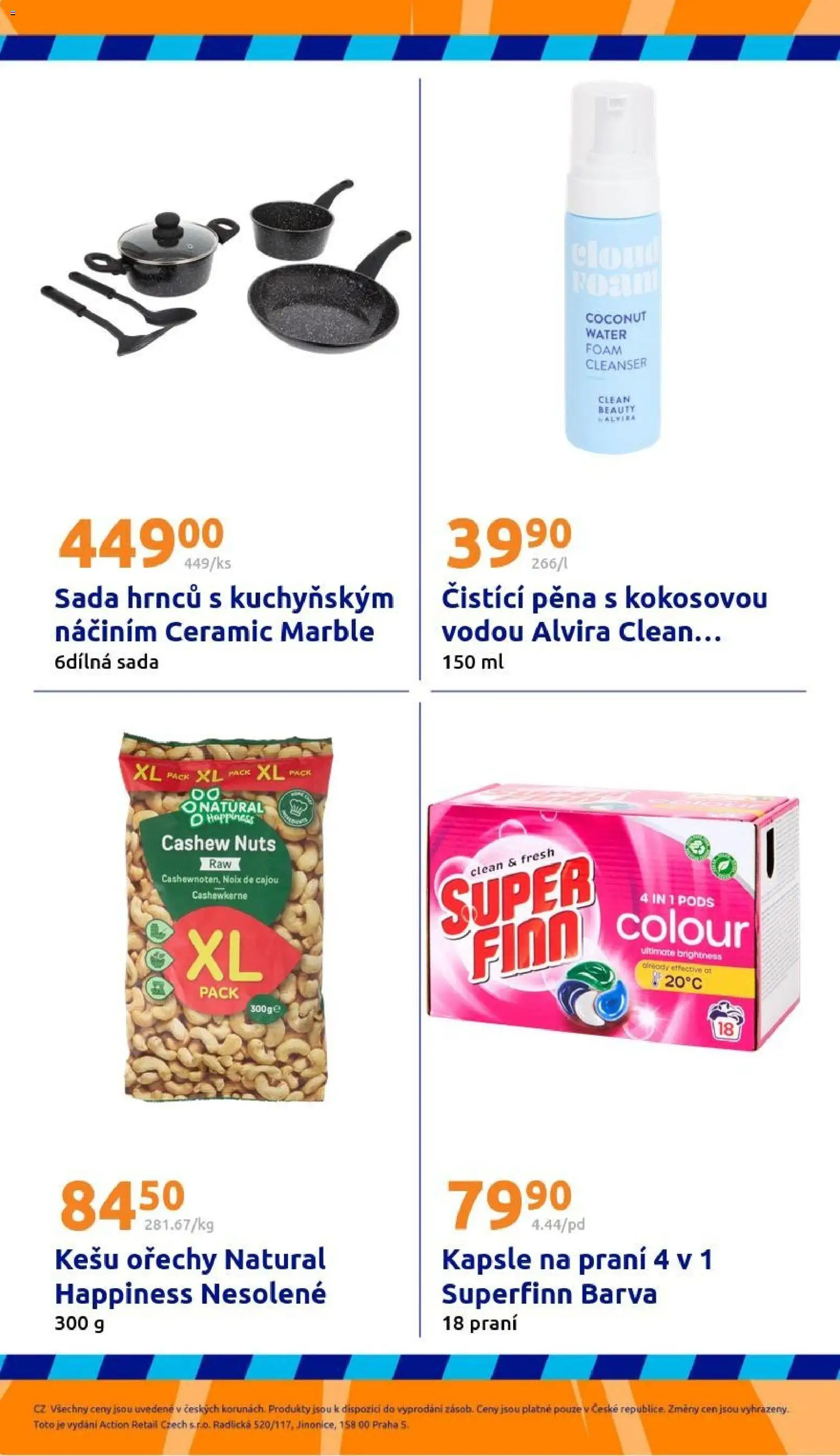 Action leták od 31.12.2025 | Strana: 32 | Produkty: Kešu ořechy, Kešu, Sada hrnců, Kapsle