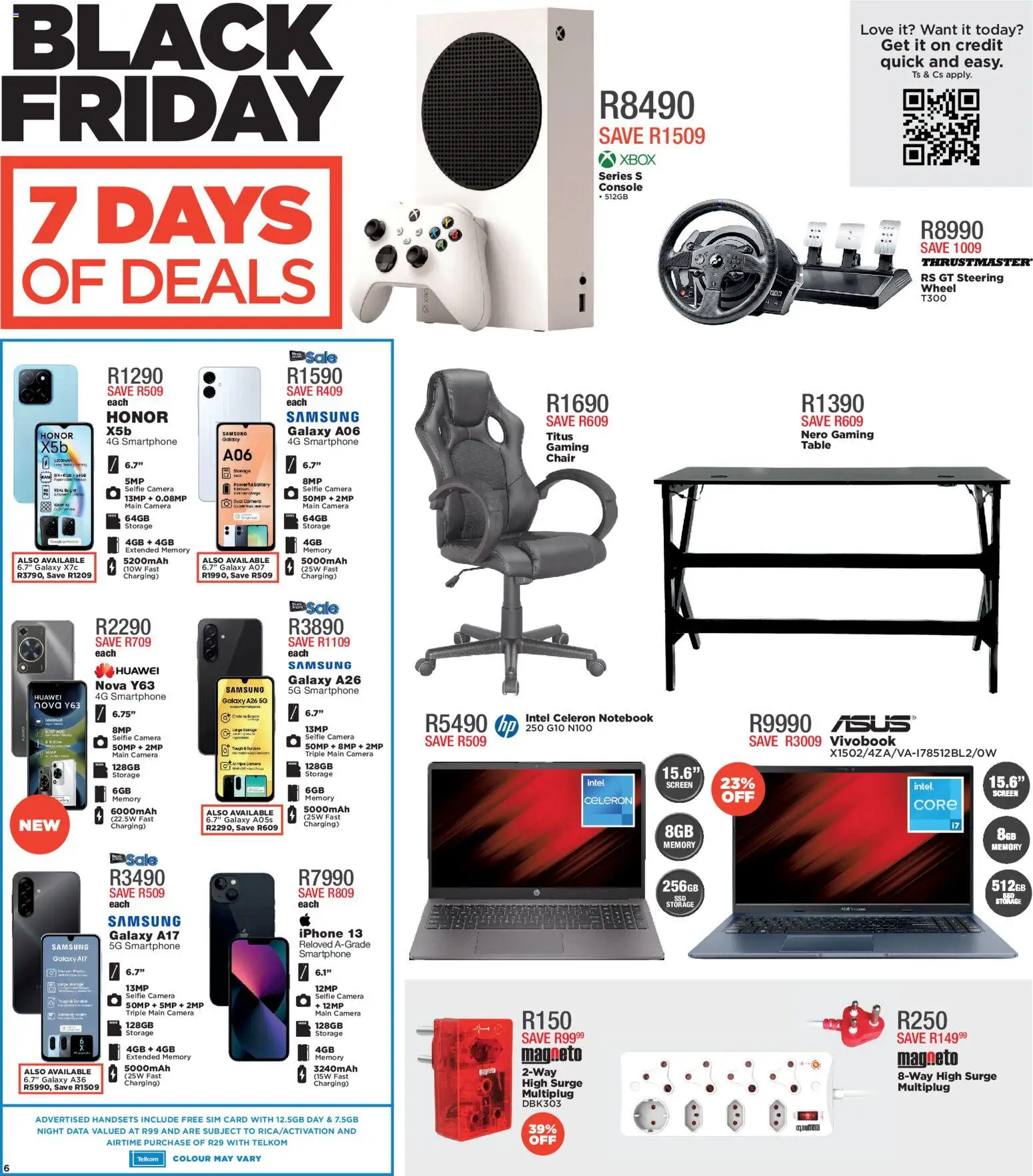 New House and Home catalogue – valid from 24.11.2025 | Page: 6 | Products: Sim, Camera, Xbox, Chair