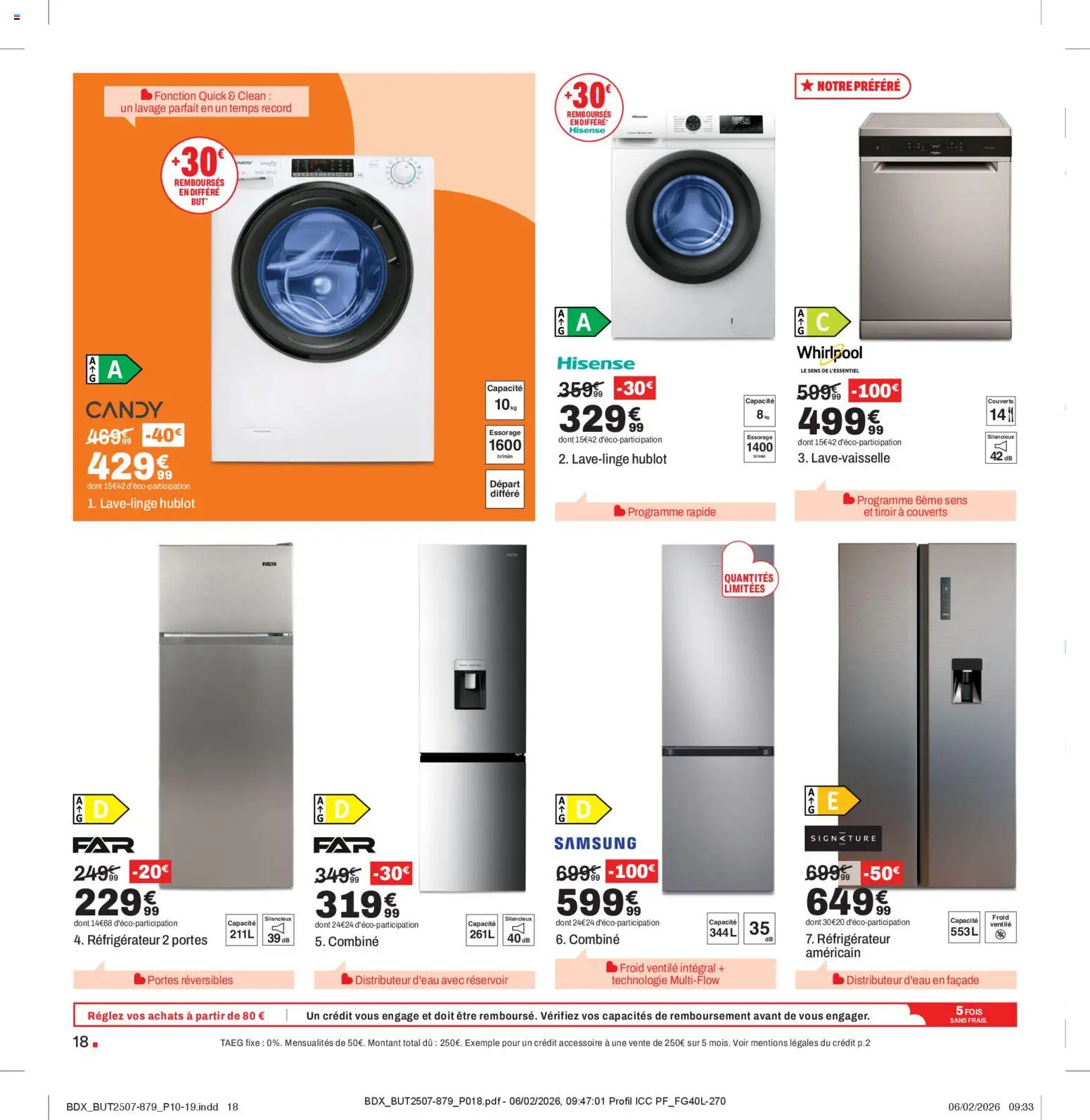 {H1} | Page: 18 | Produits: Réfrigérateur, Portes