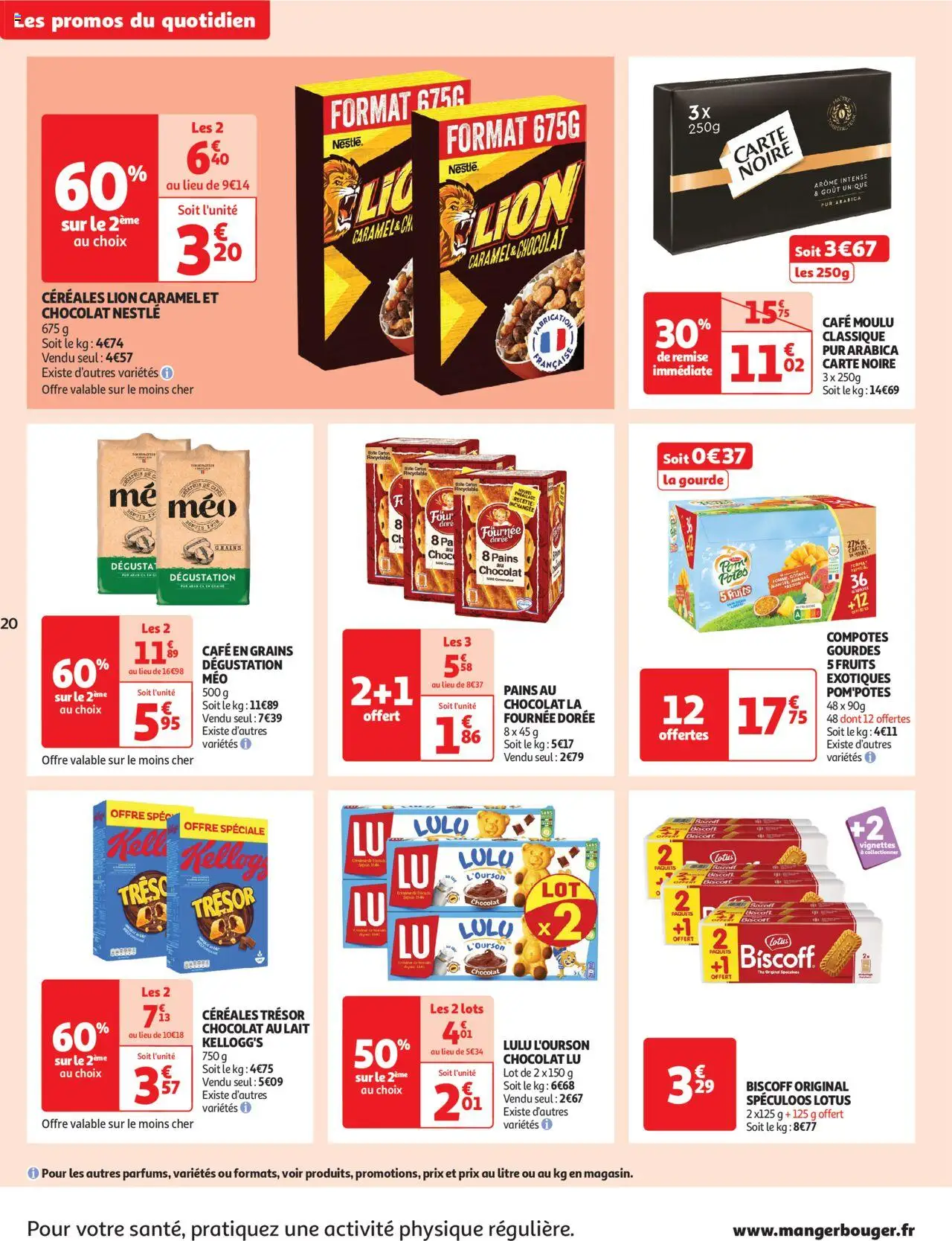 | Page: 20 | Produits: Spéculoos, Chocolat, Ananas, Pâtes