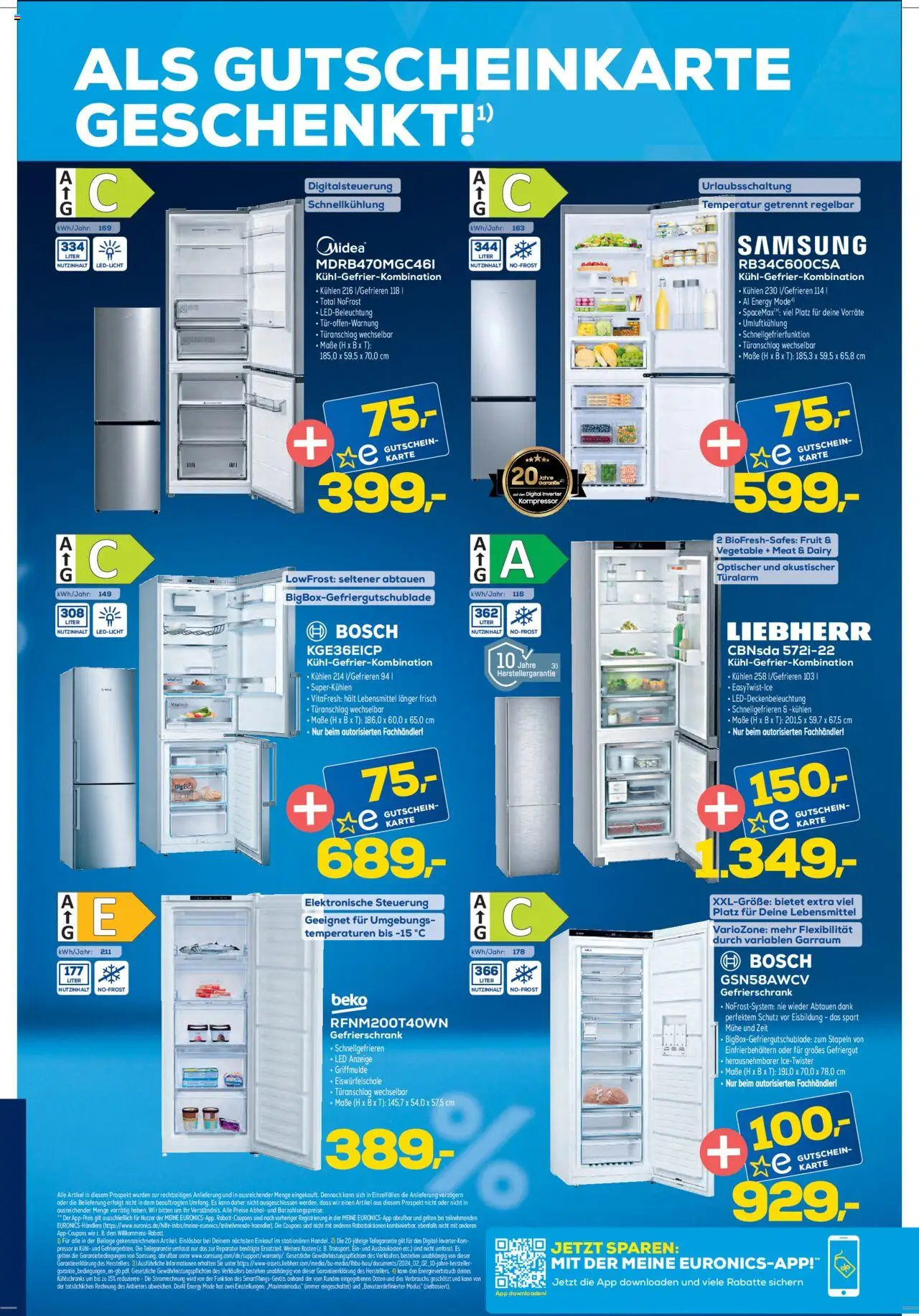 Euronics  Aktueller Prospekt - gültig ab dem 13.08.2025 | Seite: 11 | Produkte: Bosch, Liebherr, Energy, Samsung