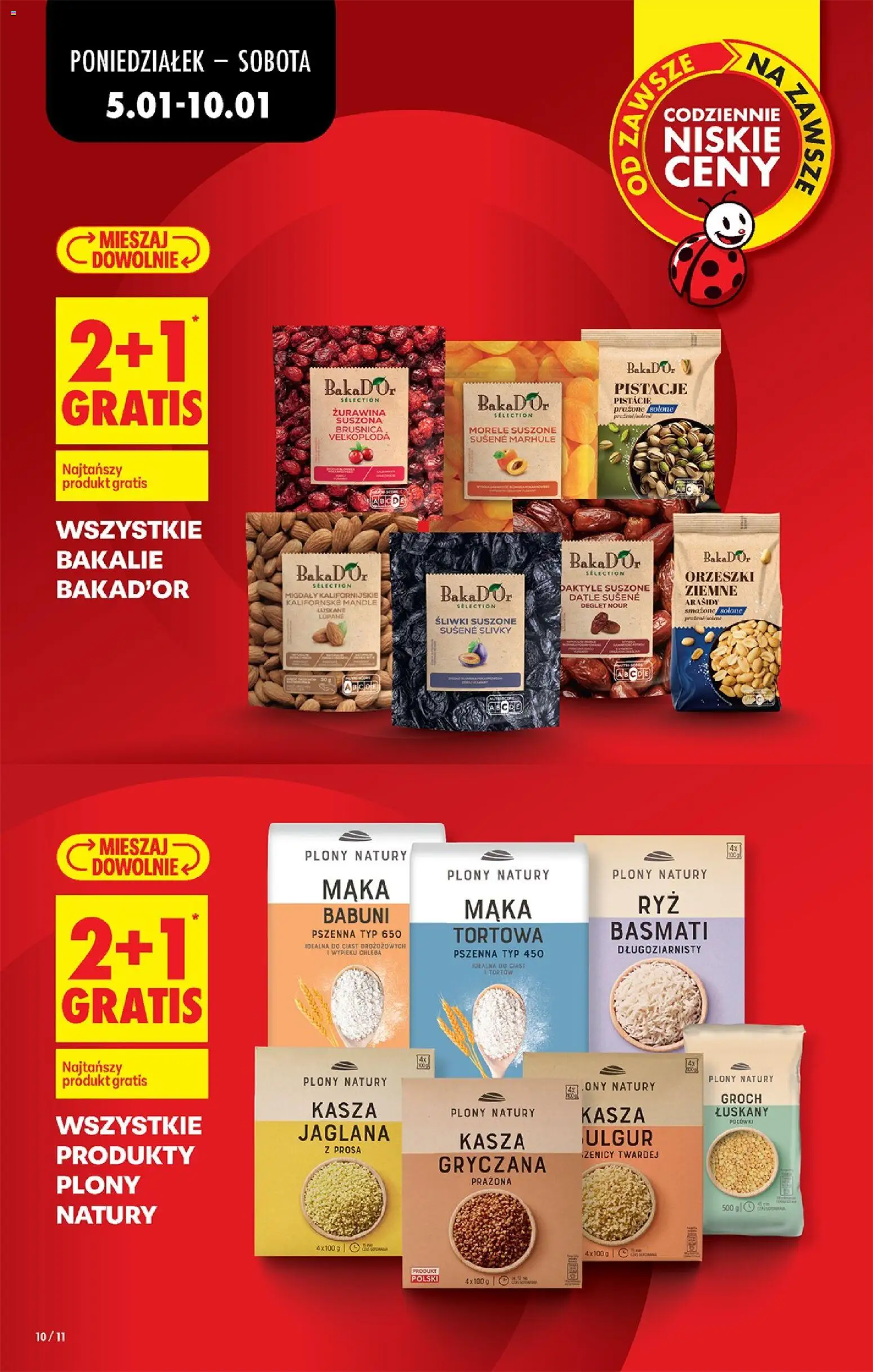 Biedronka gazetka od 05.01.2026 | Strona: 16 | Produkty: Daktyle, Groch, Śliwki, Śliwki suszone