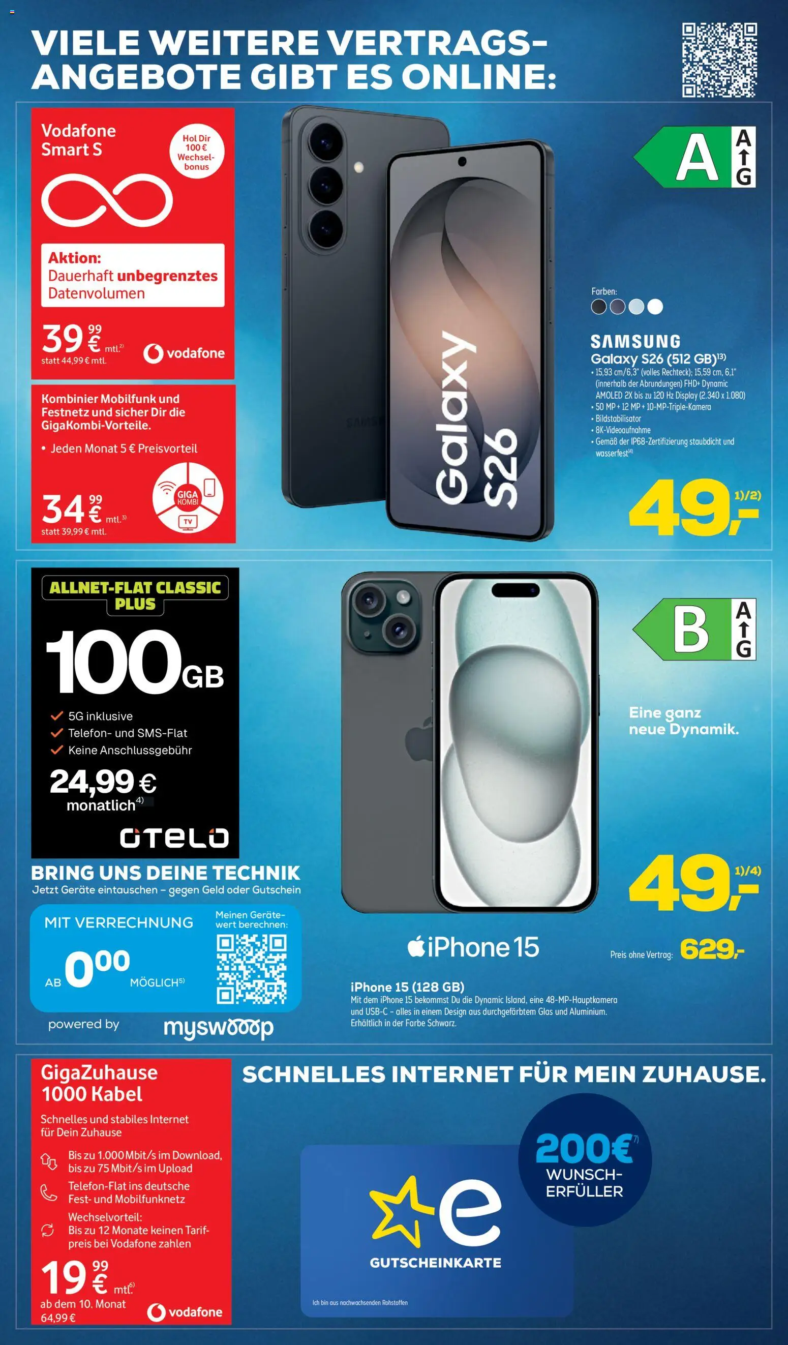 Euronics Prospekt 	 – gültig ab 08.04.2026 | Seite: 6 | Produkte: Kabel, Samsung, Iphone, Telefon