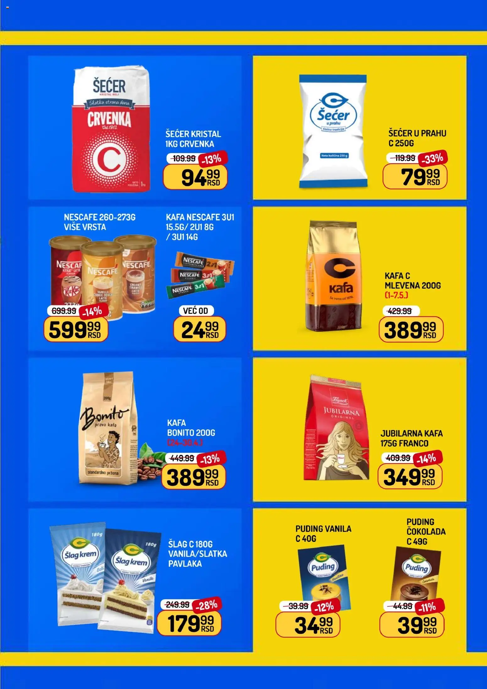 Aman katalog - važi od 24.04.2026 | Strana: 11 | Proizvode: Šećer, Kafa, Čokolada, Nescafé