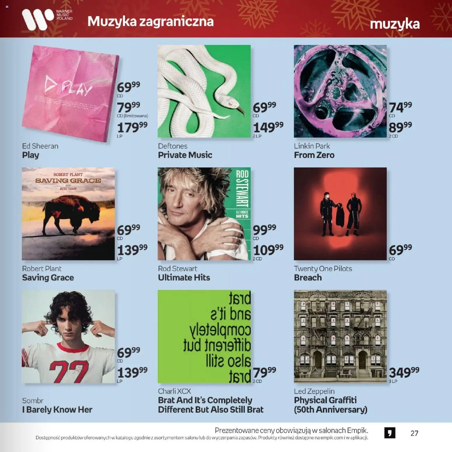 Empik promocje - Xmas Muzyka od 26.11.2025 | Strona: 27