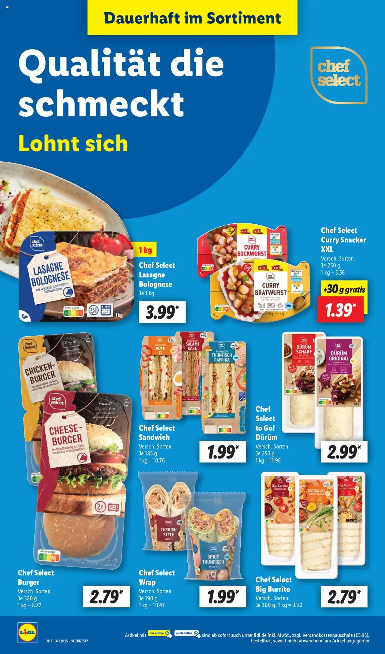 Lidl Prospekt Brakel 	 - gültig ab dem 18.08.2025 | Seite: 16 | Produkte: Thunfisch, Gouda, Salami, Hackfleisch