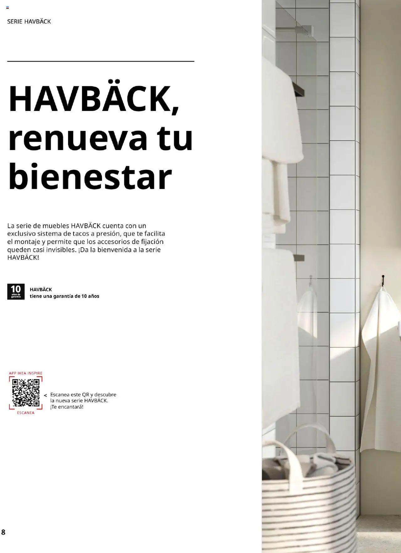 Catálogo IKEA Baňos │ válido desde el 04.02.2025 | Página: 8 | Productos: Tacos, Té, Muebles