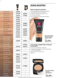 Vista previa Base de Maquillaje Acabado Aterciopelado, Base de Maquillaje Acabado Aterciopelado 9 g válido desde el 01.02.2026 | Página: 72