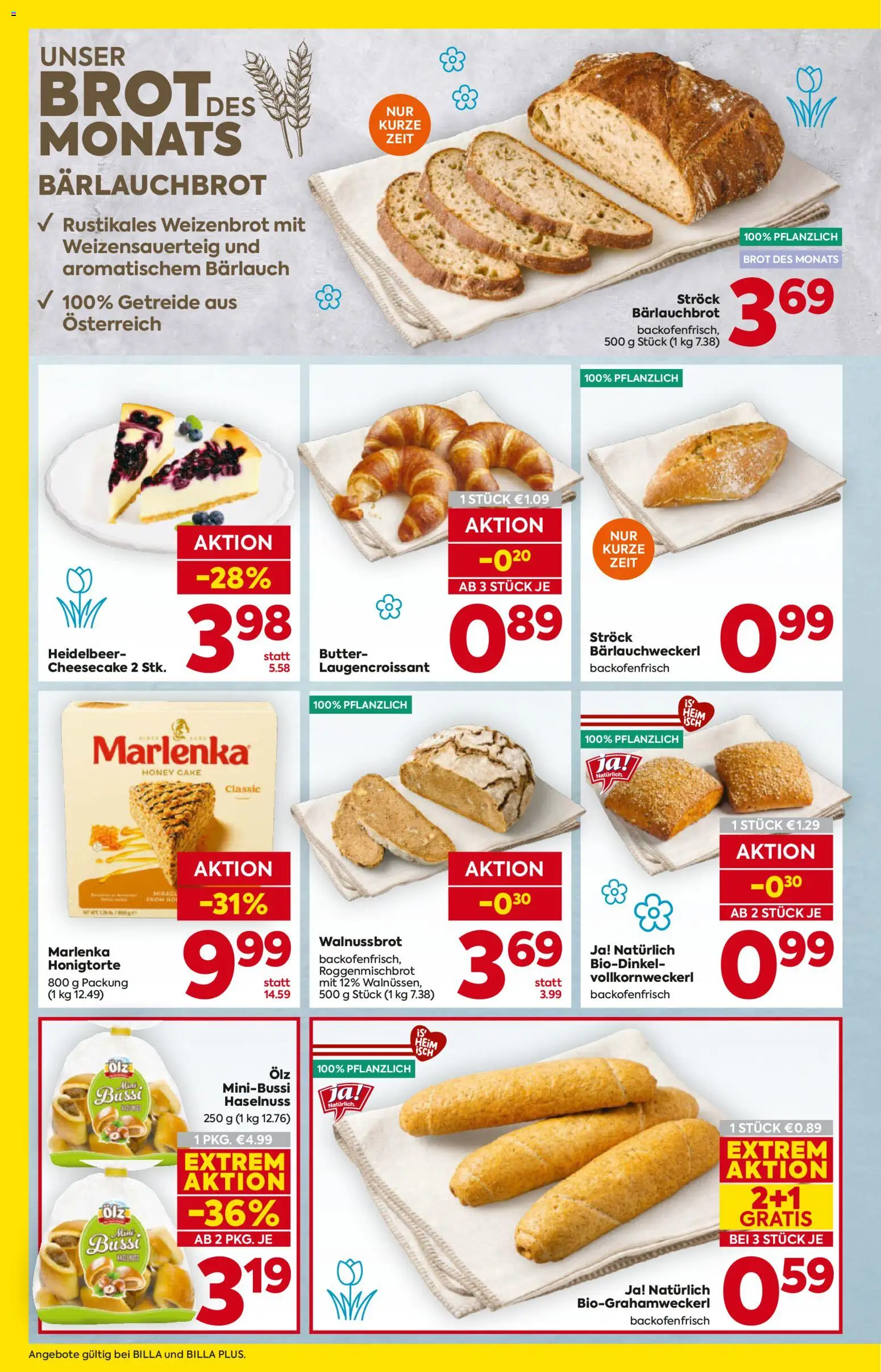 Billa Flugblatt - Steiermark gültig ab 26.02.2026 | Seite: 8 | Produkte: Getreide, Butter, Brot