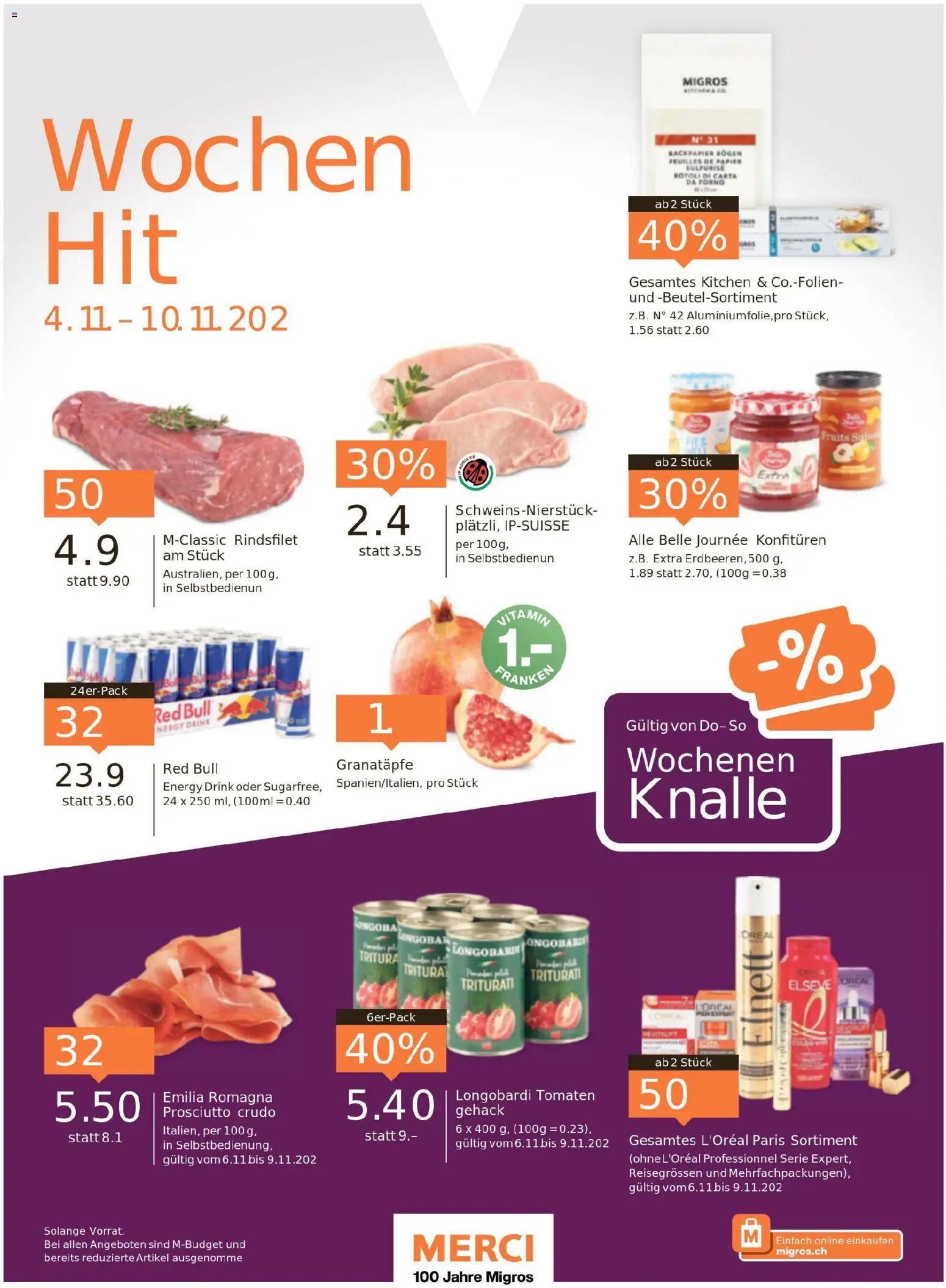 Migros Migros-Magazin-45-2025-d-AA – gültig ab 04.11.2025 | Seite: 80 | Produkte: Red bull, Tomaten