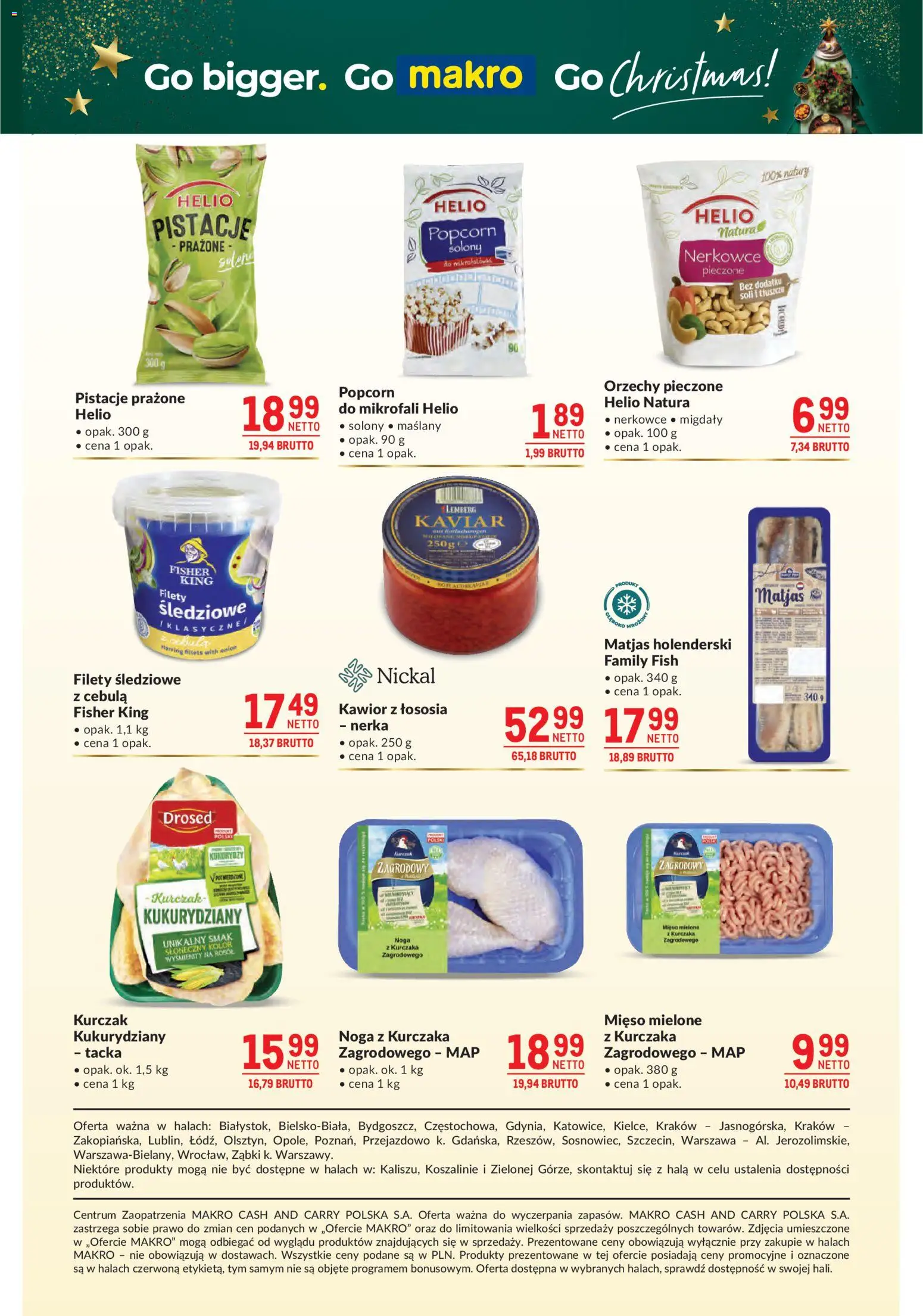 Makro Gazetka od 09.12.2025 | Strona: 19 | Produkty: Mięso, Mięso mielone, Popcorn, Kawior