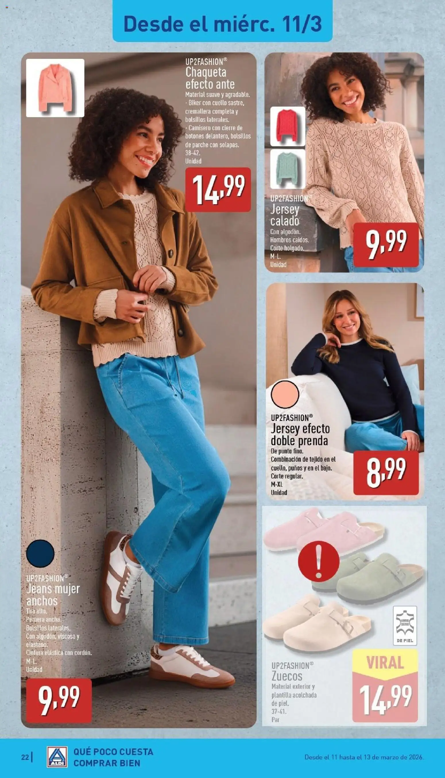 Aldi folleto Península │ válido desde el 09.03.2026 | Página: 22 | Productos: Chaqueta