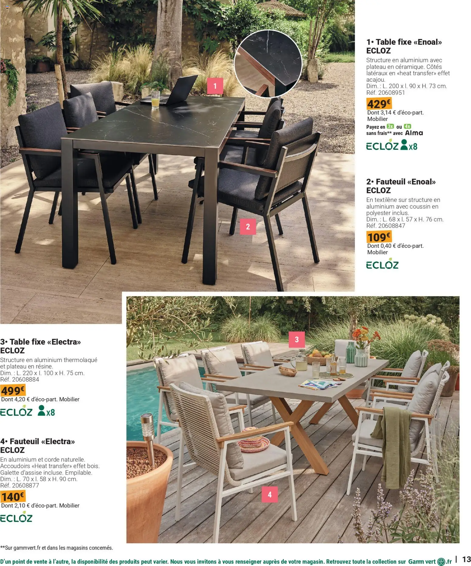 {H1} | Page: 13 | Produits: Plateau, Fauteuil, Table