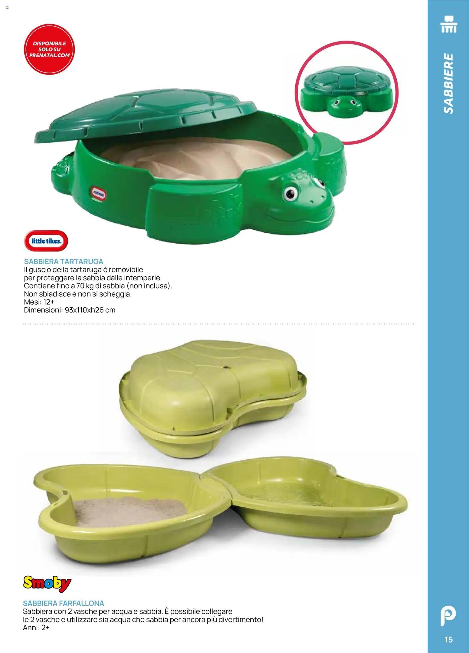 Volantino Prenatal del 28.04.2026 | Pagina: 15 | Prodotti: Acqua, Sabbiera