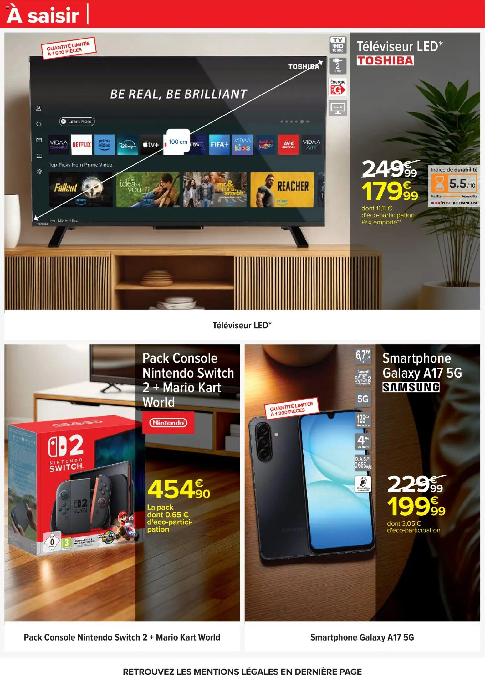 {H1} | Page: 77 | Produits: Smartphone, Vidéo, Appareil photo, console Nintendo Switch