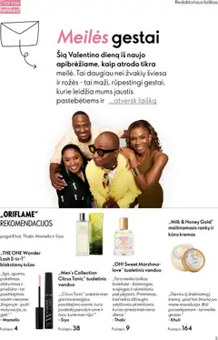 Oriflame leidinys galioja nuo 28.01.2026 | Puslapis: 3 | Prekių: Tualetinis vanduo, Tušas, Kremas, Kūno kremas