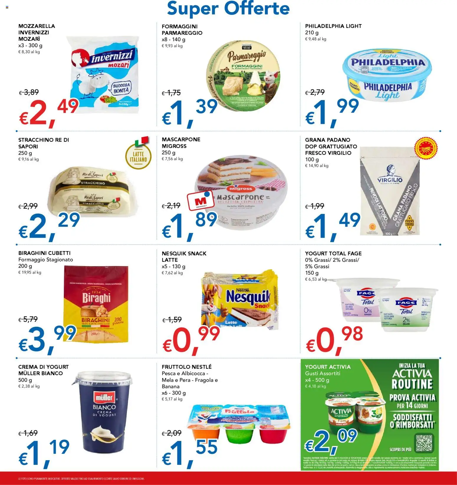Volantino Migross del 12.03.2026 | Pagina: 5 | Prodotti: Yogurt, Pesca, Pera, Mascarpone