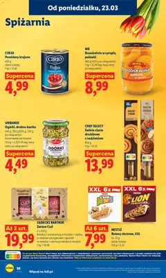 Pogląd oferty "CHEF SELECT Świeże ciasto drożdżowe z nadzieniem, 600 g" - ważna od 23.03.2026 | Strona: 56