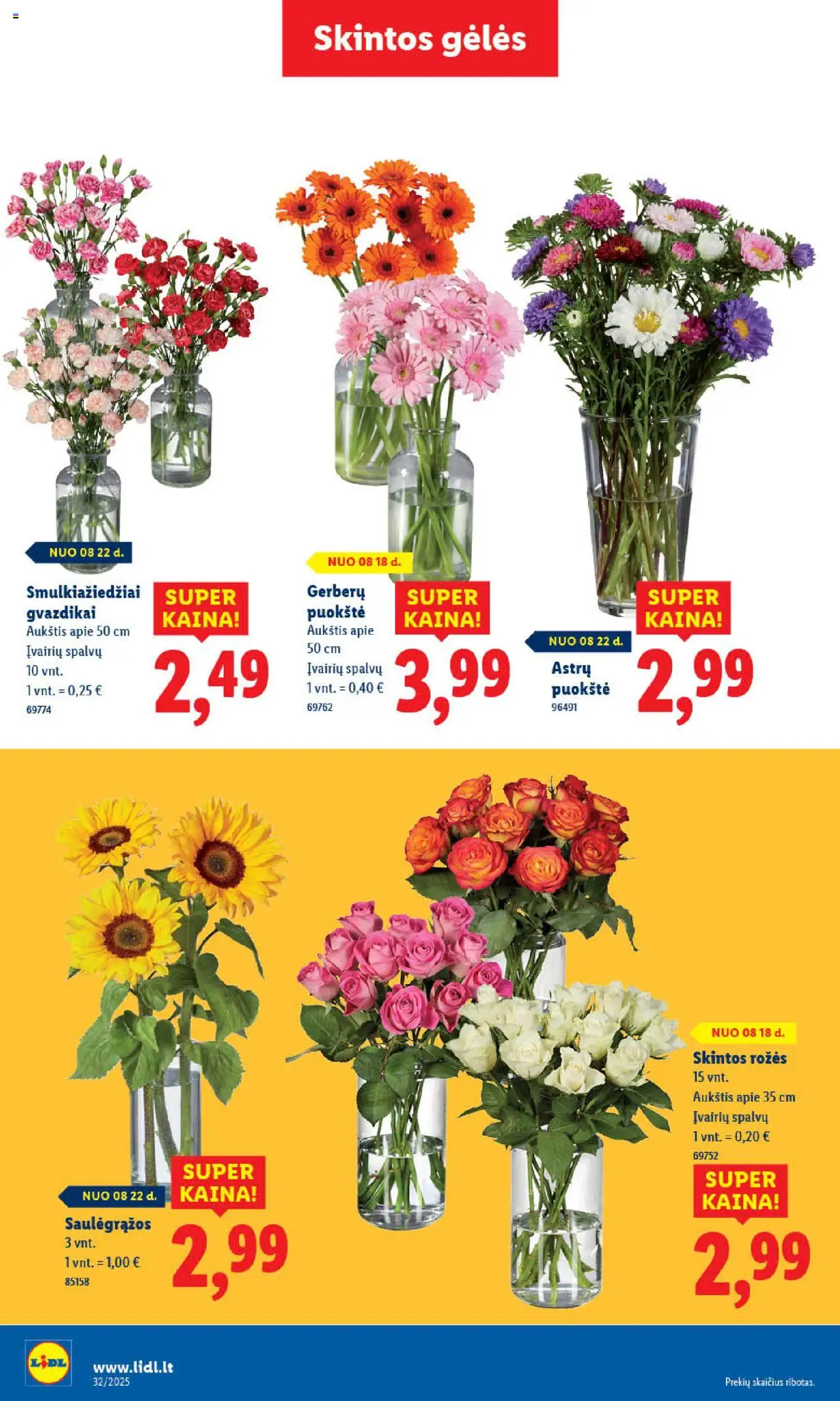 LIDL leidinys│galioja nuo 18.08.2025 | Puslapis: 52 | Prekių: Saulėgrąžos