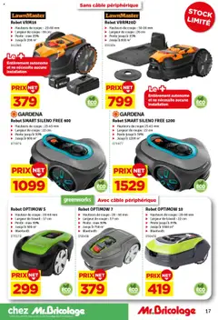 Mr Bricolage folder / publicité - Voorbeeld van een folder van Mr Bricolage, geldig van 21.10.2025 | Pagina: 17 | Producten: Robot, Bluetooth