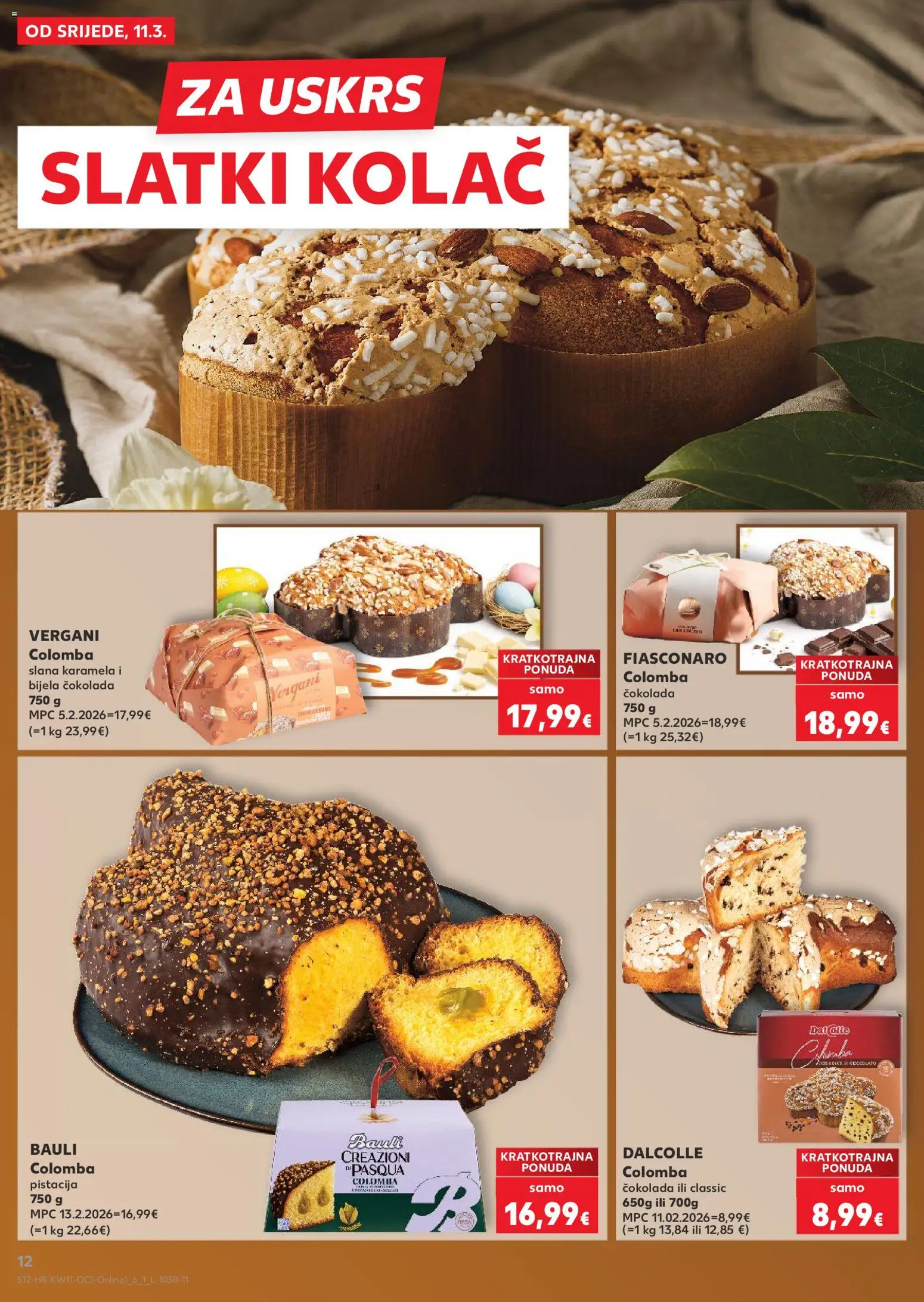 Kaufland katalog | vrijedi od 11.03.2026 | Stranica: 12 | Proizvodi: Čokolada, Karamela