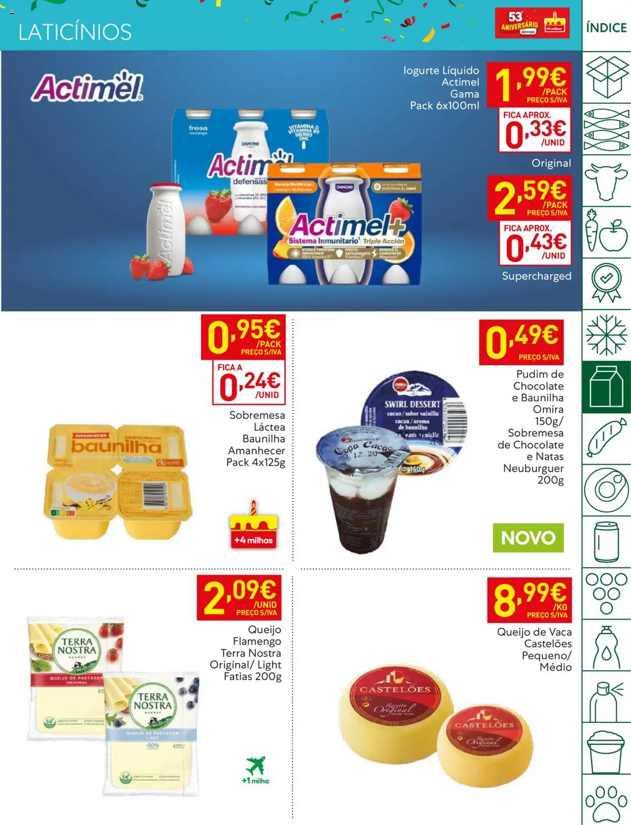 Recheio folheto │ válido de 07.10.2025 | Página: 21 | Produtos: Pudim, Queijo, Chocolate, Natas