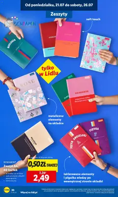 Lidl Gazetka - Gotowi do szkoły od 21.07.2025 | Strona: 22 | Produkty: PC, Notebook, Zeszyt