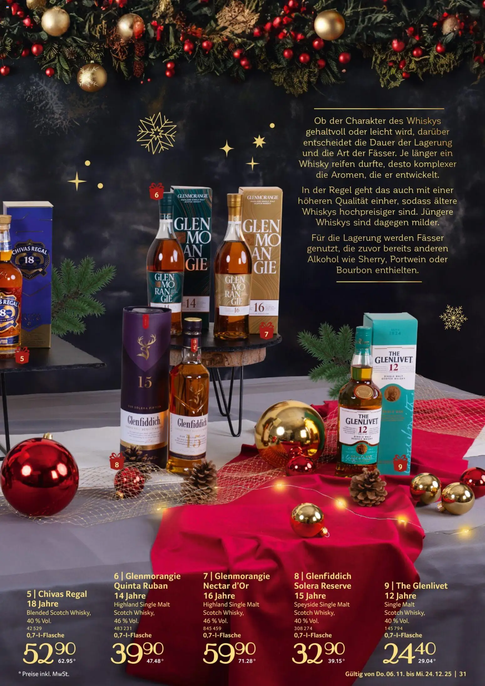 Selgros Genussmomente – gültig ab 06.11.2025 | Seite: 31 | Produkte: Whisky, Regal, Bourbon