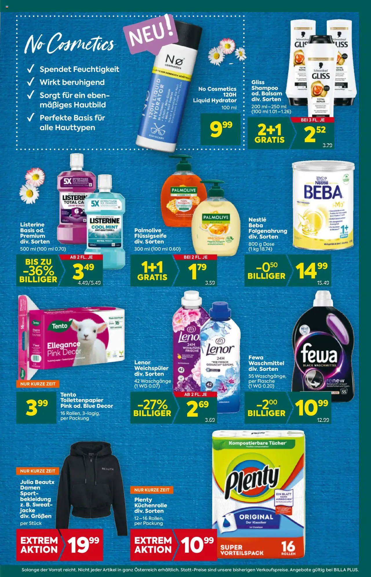Billa Plus Flugblatt - Wien gültig ab 09.10.2025 | Seite: 15 | Produkte: Bekleidung, Jacke, Weichspüler, Waschmittel