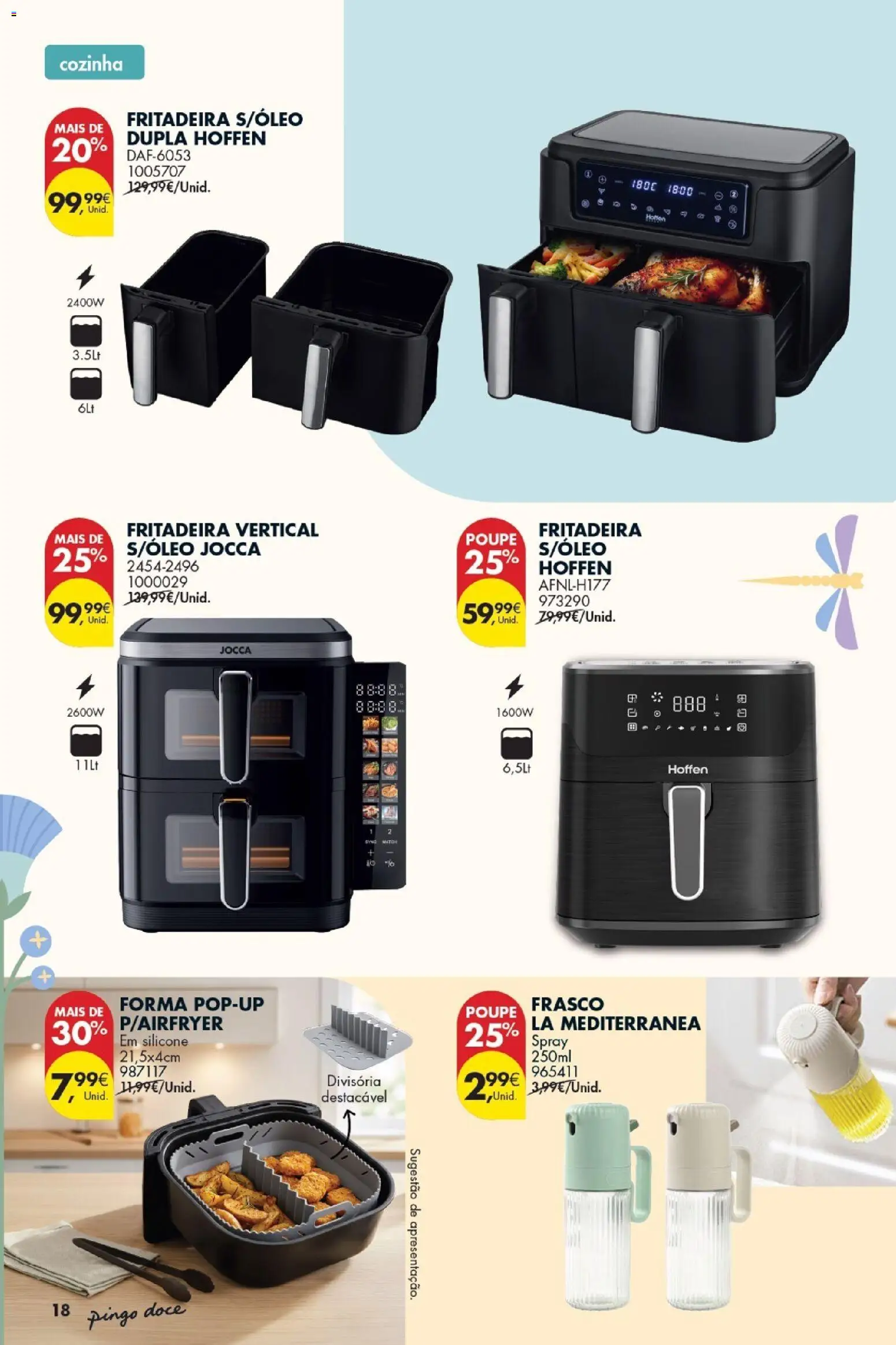 Pingo Doce - Bazar Primavera │ válido de 07.04.2026 | Página: 18 | Produtos: Air fryer