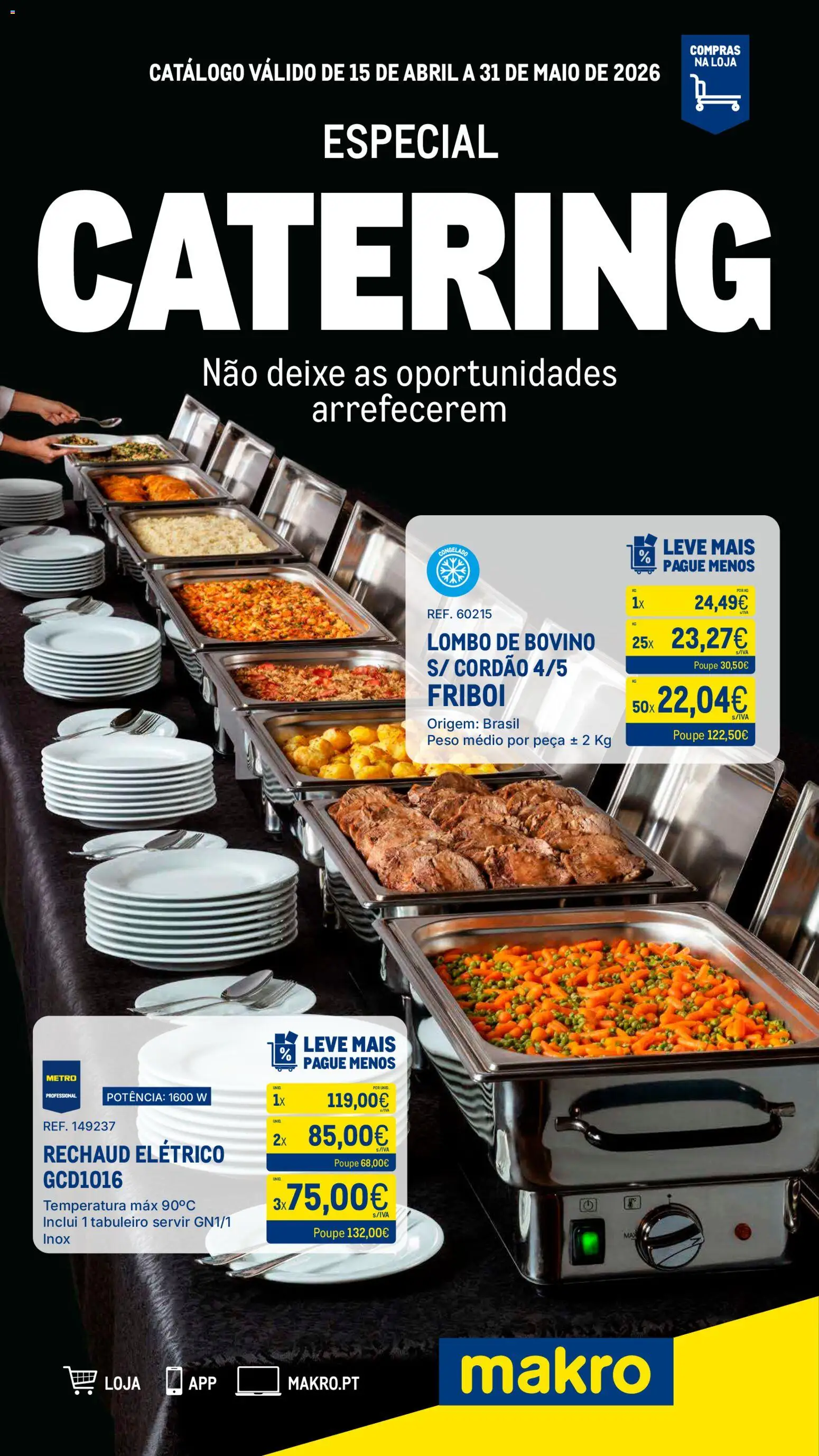 Makro Especial Catering │ válido de 15.04.2026 | Página: 1 | Produtos: Lombo