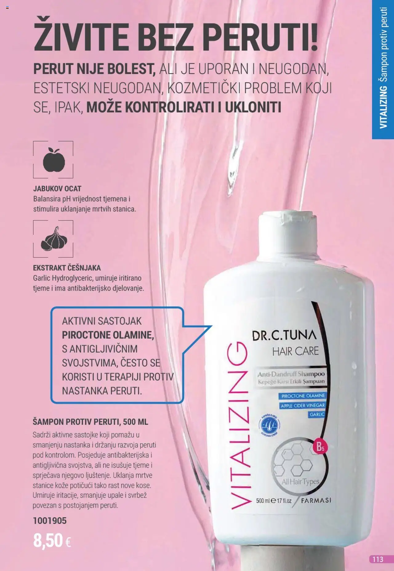 Farmasi katalog | vrijedi od 01.08.2025 | Stranica: 113 | Proizvodi: Šampon, Ocat