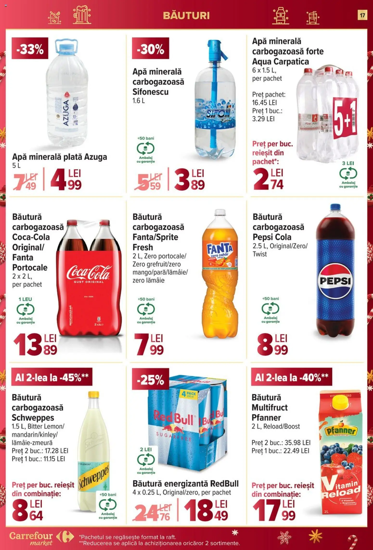 Noul catalog Carrefour – valabil de la 27.12.2025 | Pagină: 17 | Produse: Yazı tahtası kalemi, Portocale, Zahăr, Lămâie