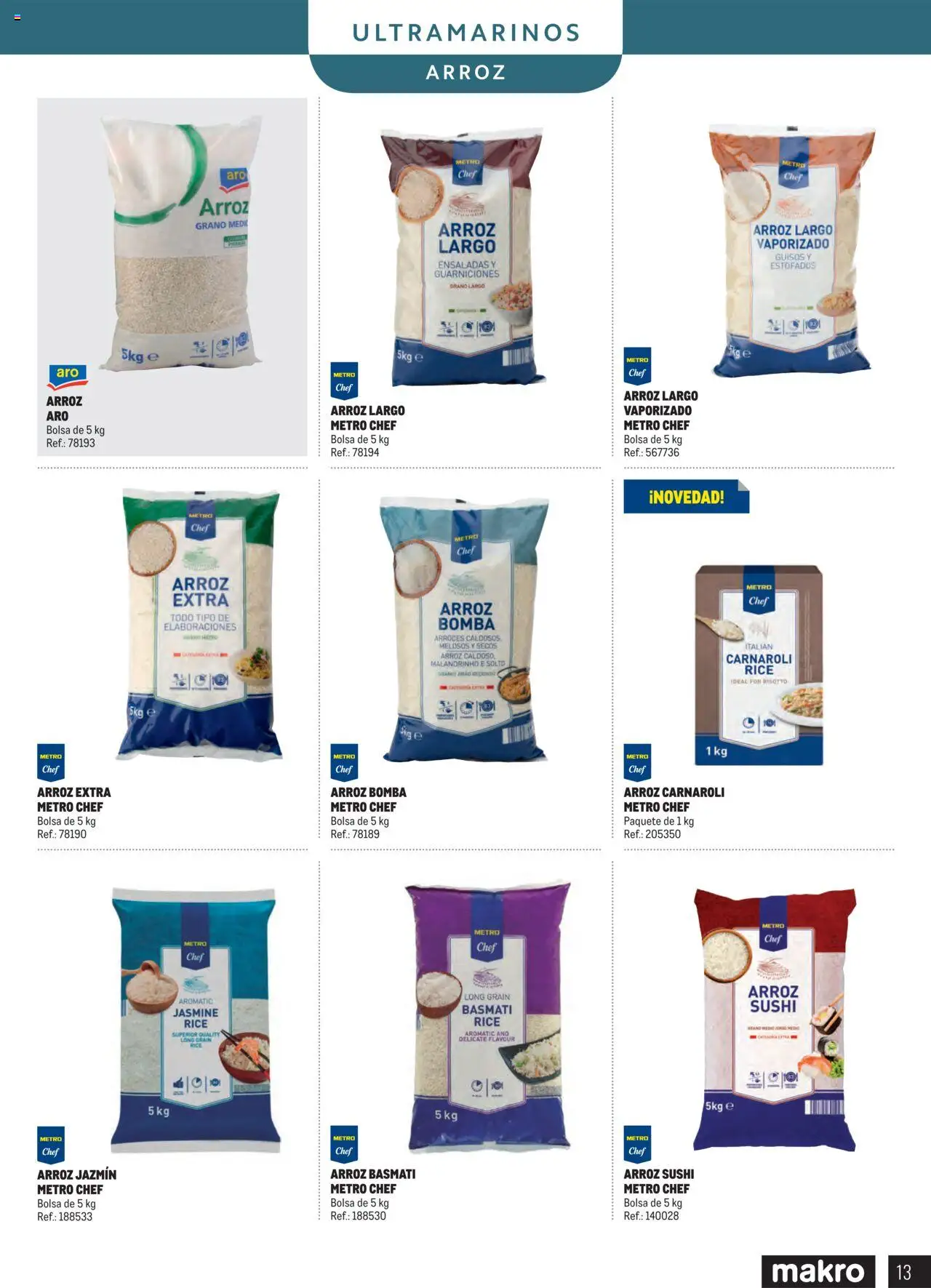 Makro - Despensa Península │ válido desde el 04.03.2025 | Página: 13 | Productos: Arroz, Bolsa