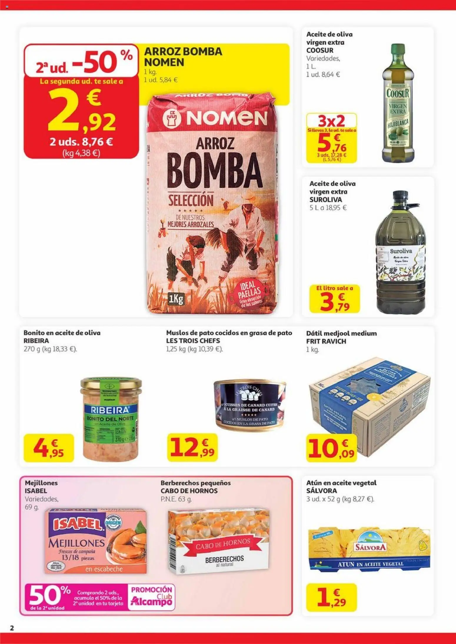 Alcampo - Canarias │ válido desde el 20.11.2025 | Página: 2 | Productos: Aceite, Arroz, Aceite de oliva, Aceite de oliva virgen extra