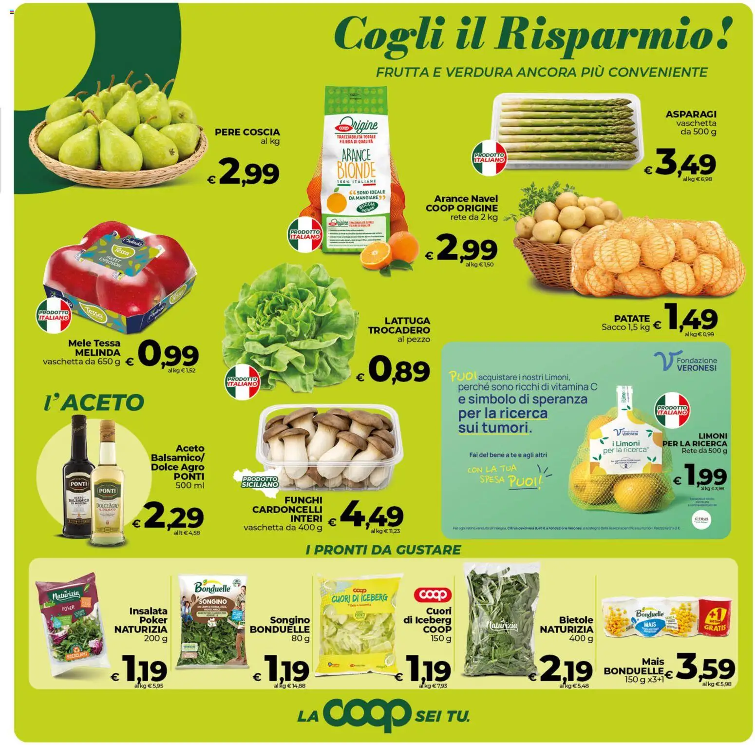 Volantino COOP del 07.04.2026 | Pagina: 11 | Prodotti: Mele, Arance, Tè, Frutta