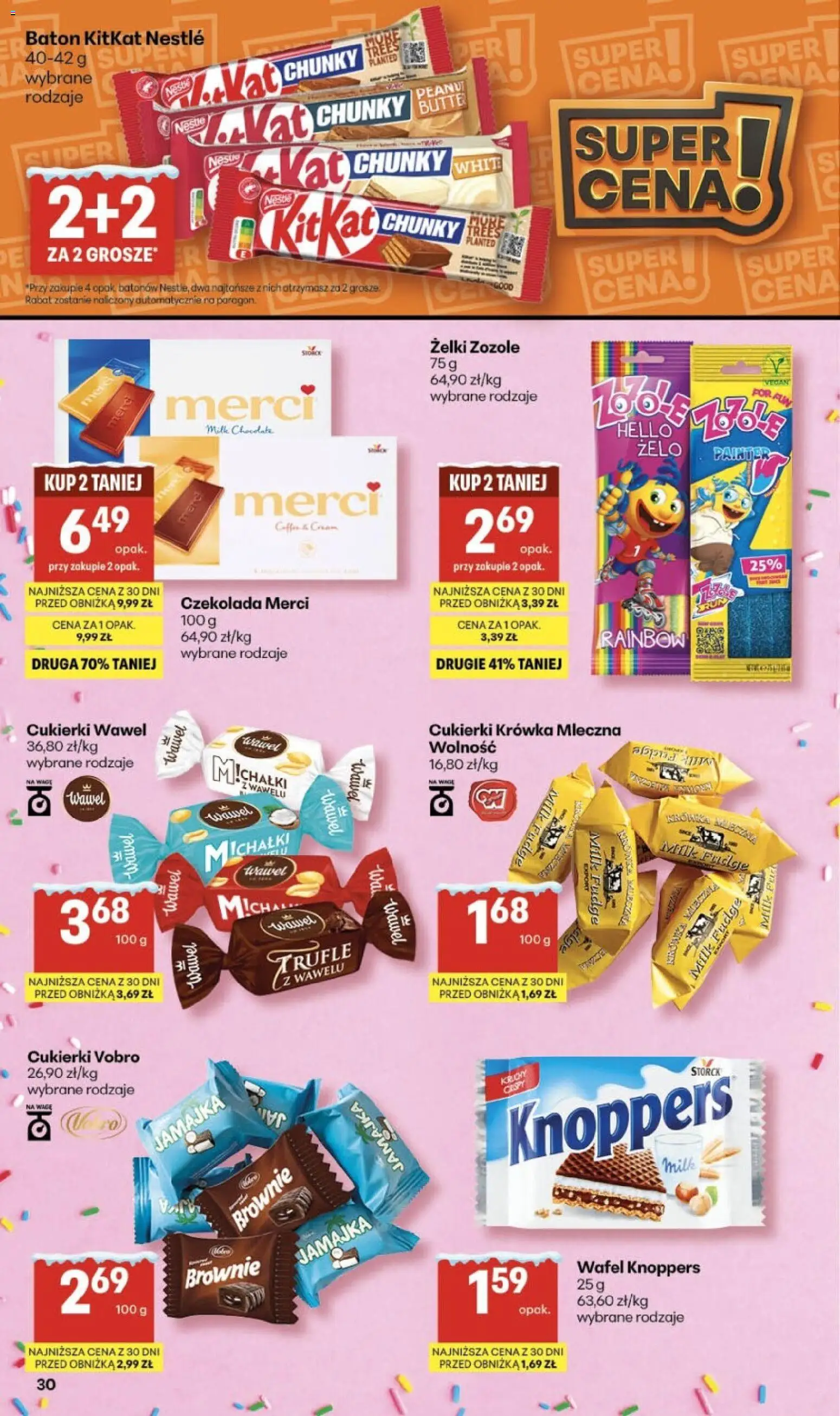 Delikatesy Centrum Gazetka od 15.01.2026 | Strona: 30 | Produkty: Czekolada merci, Merci, Baton, Czekolada
