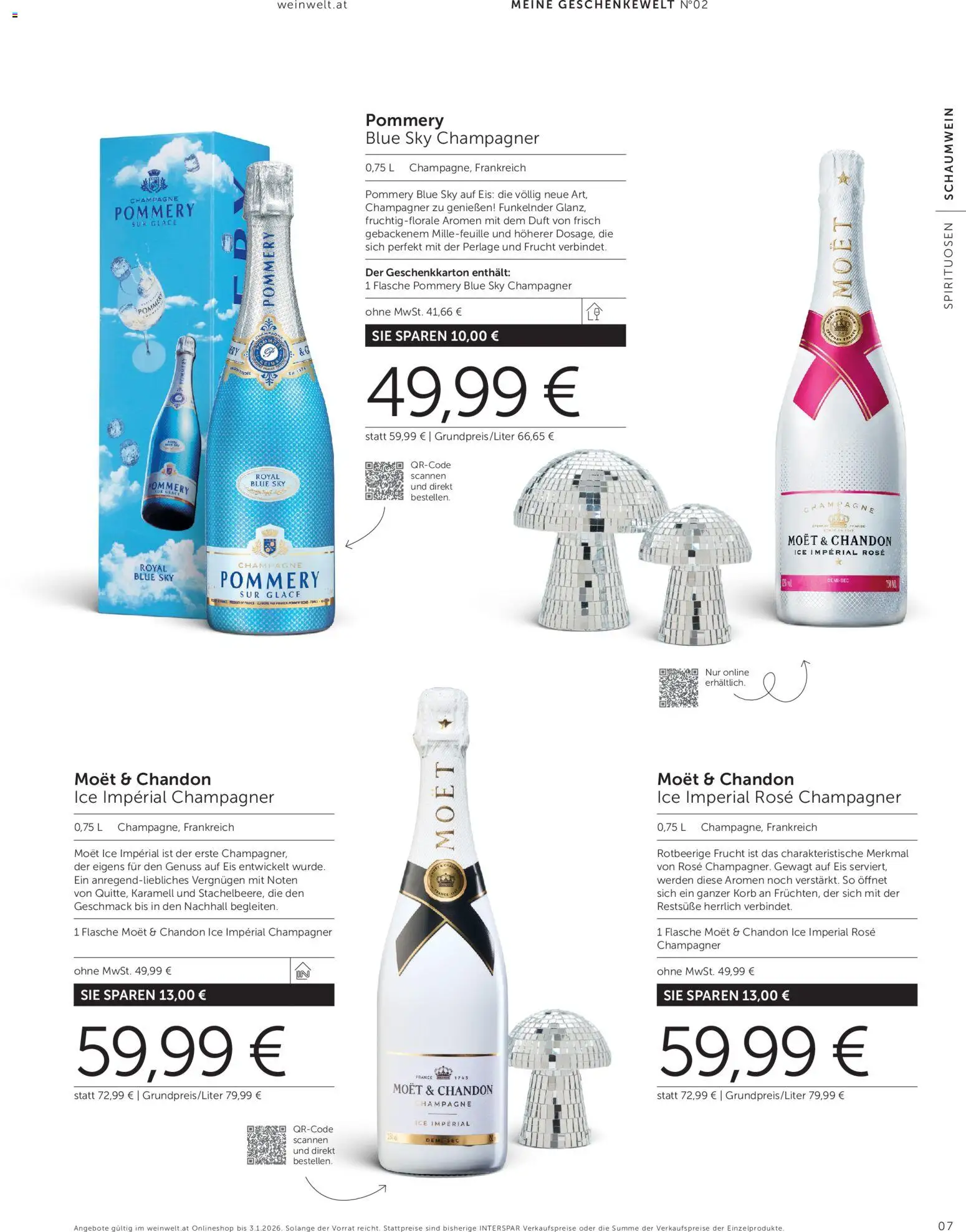 Interspar Geschenkewelt No2 gültig ab 20.11.2025 | Seite: 7 | Produkte: Eis, Korb, Duft