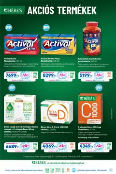 Gyöngy Patikák akciós ujság - amely érvényes a következő dátumtól: 01.09.2025 | Oldal: 5 | Termékek: Béres csepp, Multivitamin