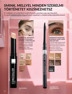 Katalógus AVON 2026 februári - amely érvényes a következő dátumtól: 01.02.2026 | Oldal: 38 | Termékek: Korrektor