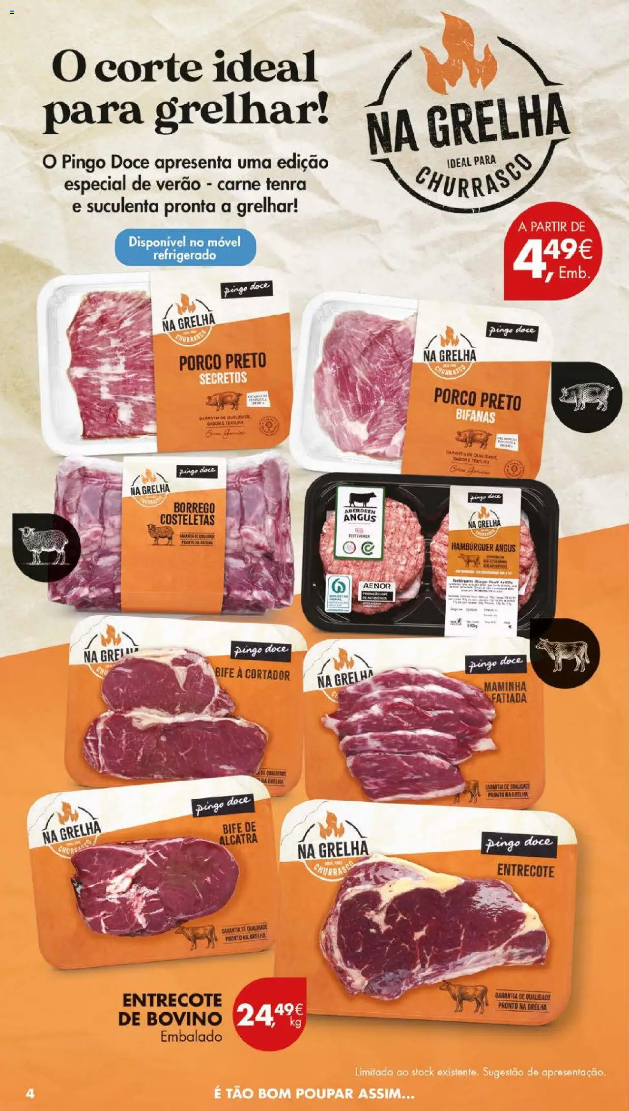 Pingo Doce folheto │ válido de 19.08.2025 | Página: 6 | Produtos: Cortador, Hambúrguer, Carne