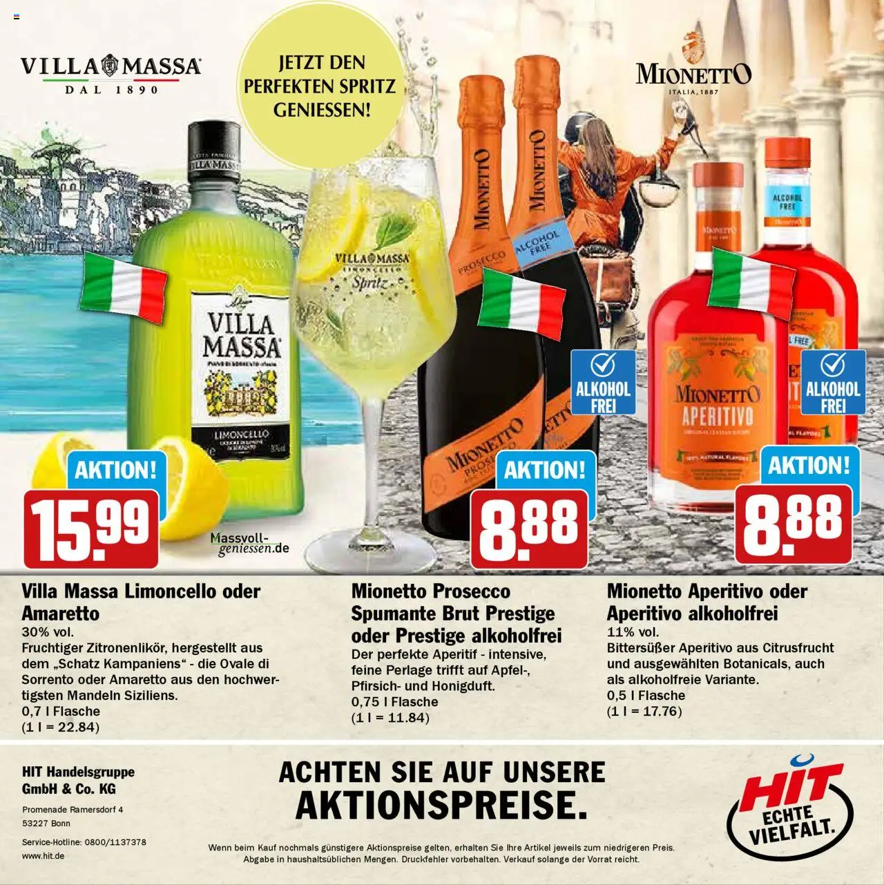 HIT Einfach Grillen - gültig ab dem 11.08.2025 | Seite: 24 | Produkte: Äpfel, Mandeln, Prosecco, Pfirsich