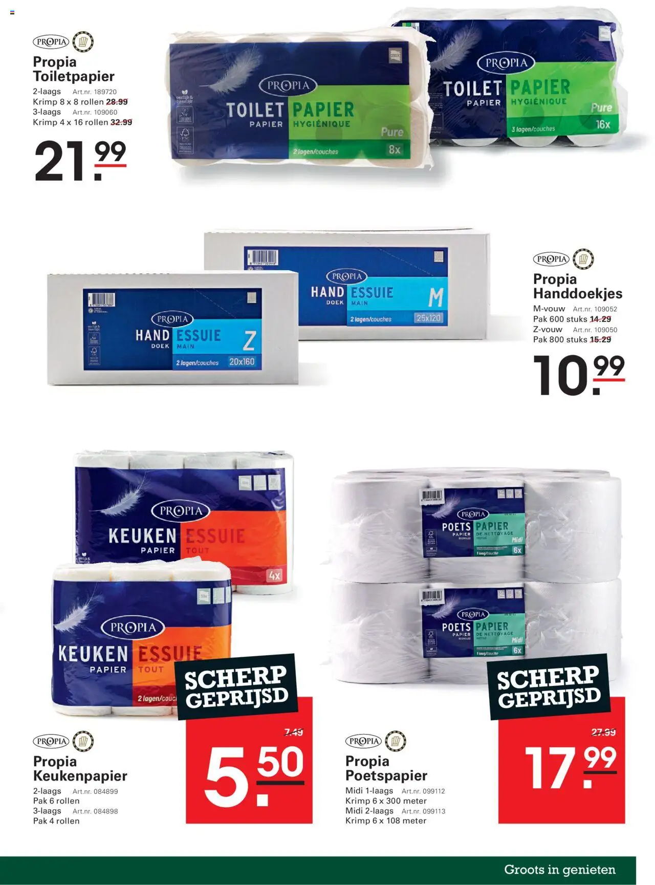  | Pagina: 7 | Producten: Keukenpapier, Papier, Toilet, Toiletpapier