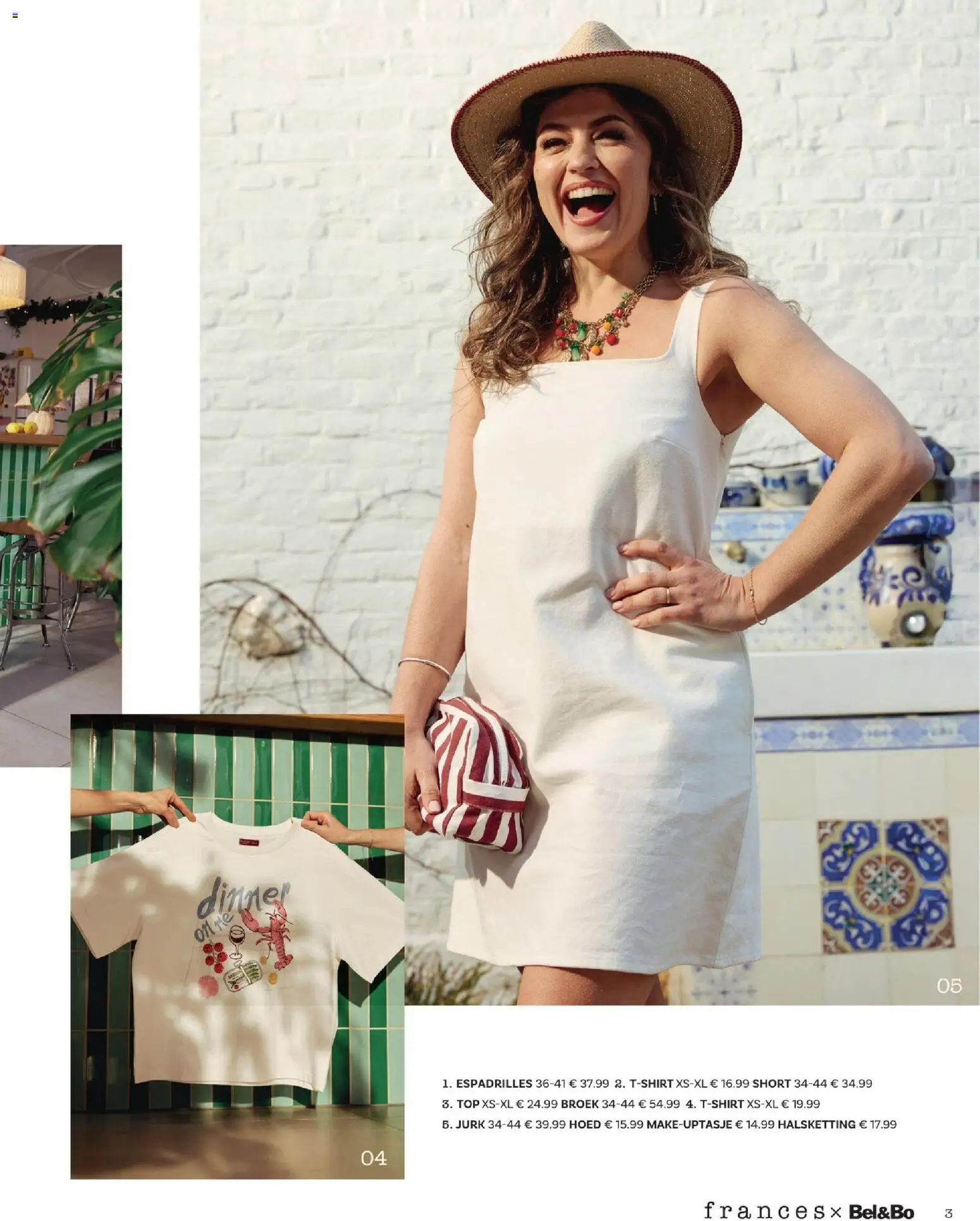 {H1} | Pagina: 3 | Producten: Espadrilles, Jurk, Halsketting, Broek