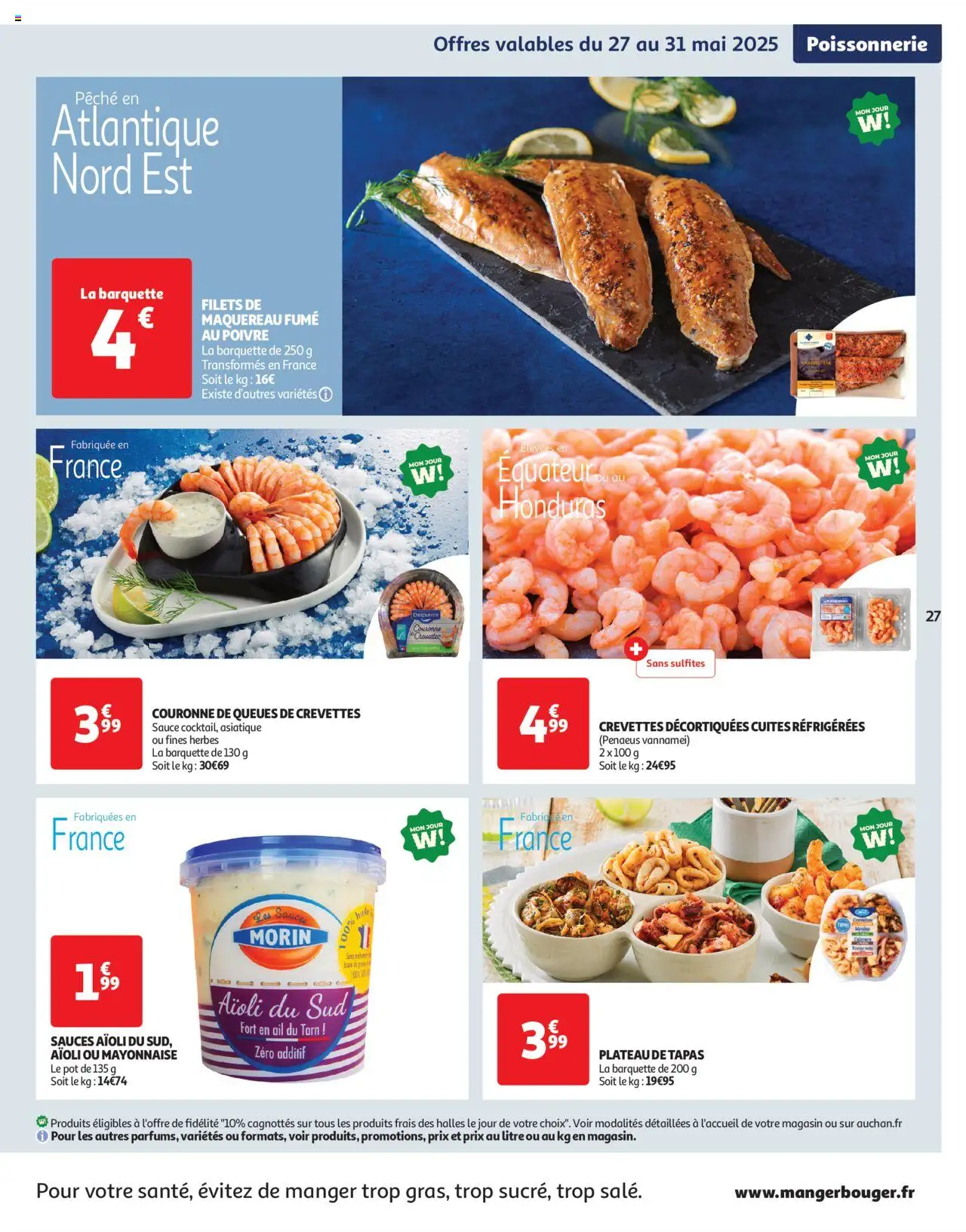  | Page: 27 | Produits: Pêche, Plateau, Maquereau, Mayonnaise