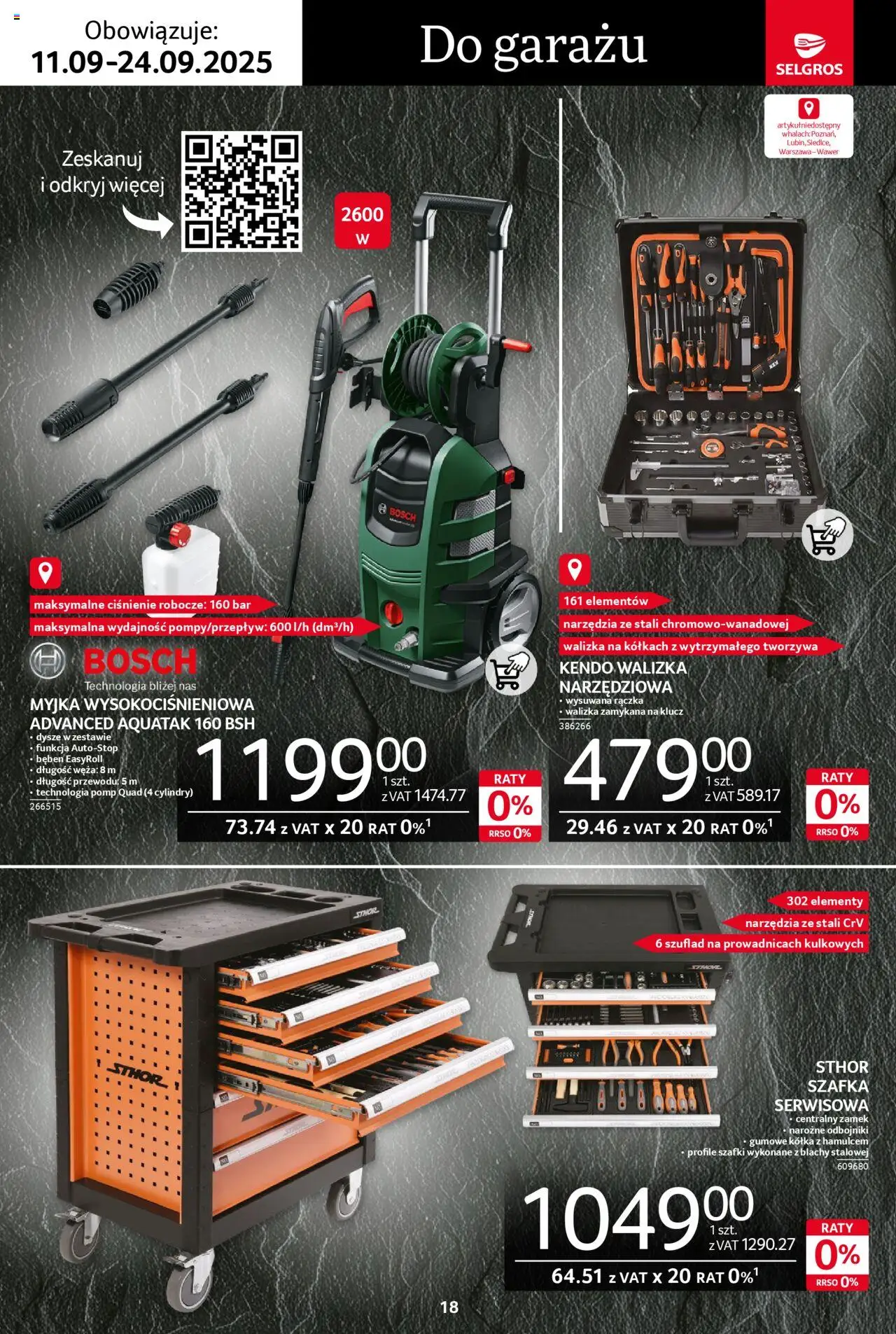 Selgros cash&carry Gazetka - Premium od 11.09.2025 | Strona: 18 | Produkty: Walizka