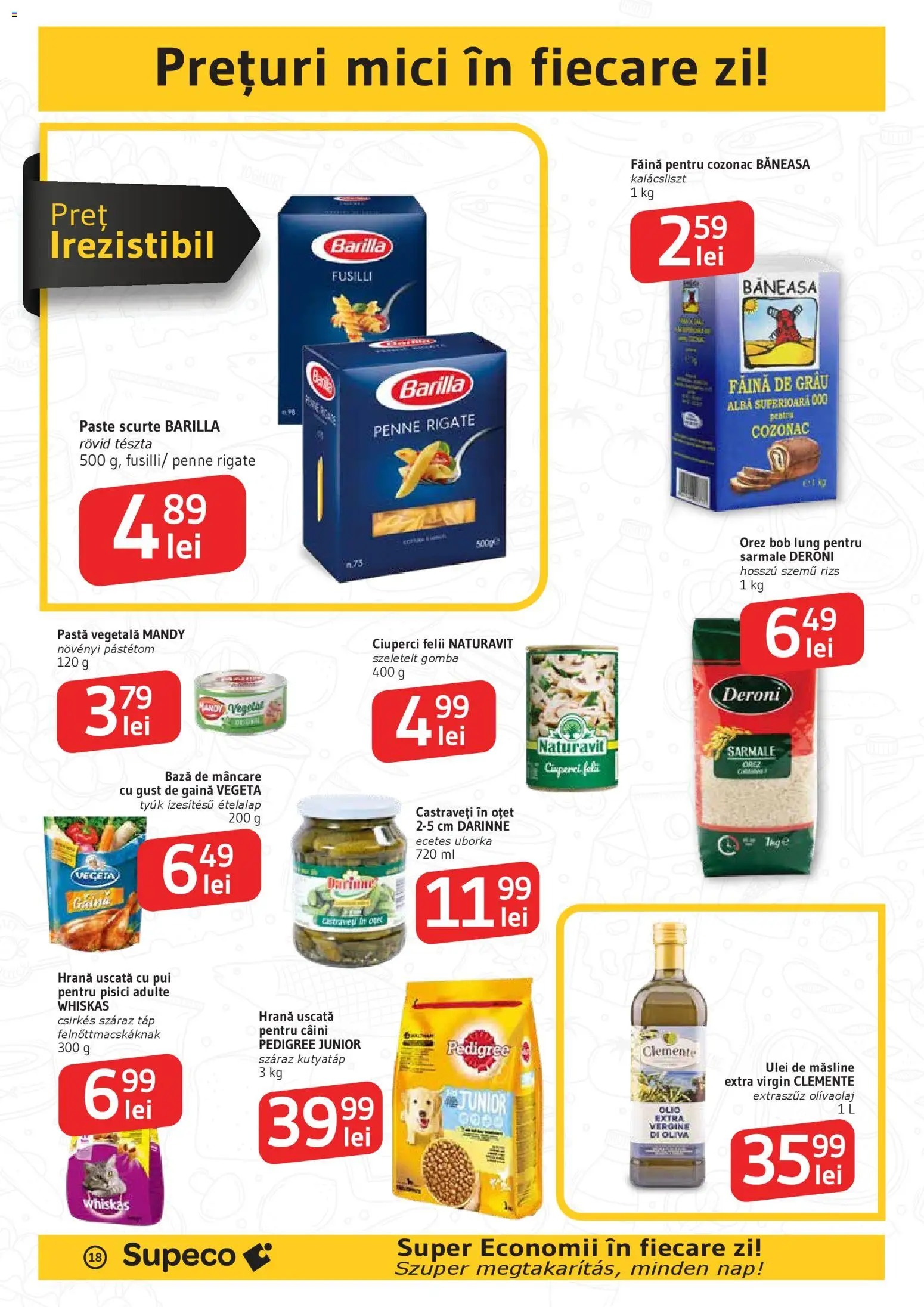 Noul catalog Supeco – valabil de la 19.02.2026 | Pagină: 18 | Produse: Mici, Făină, Orez, Castraveți