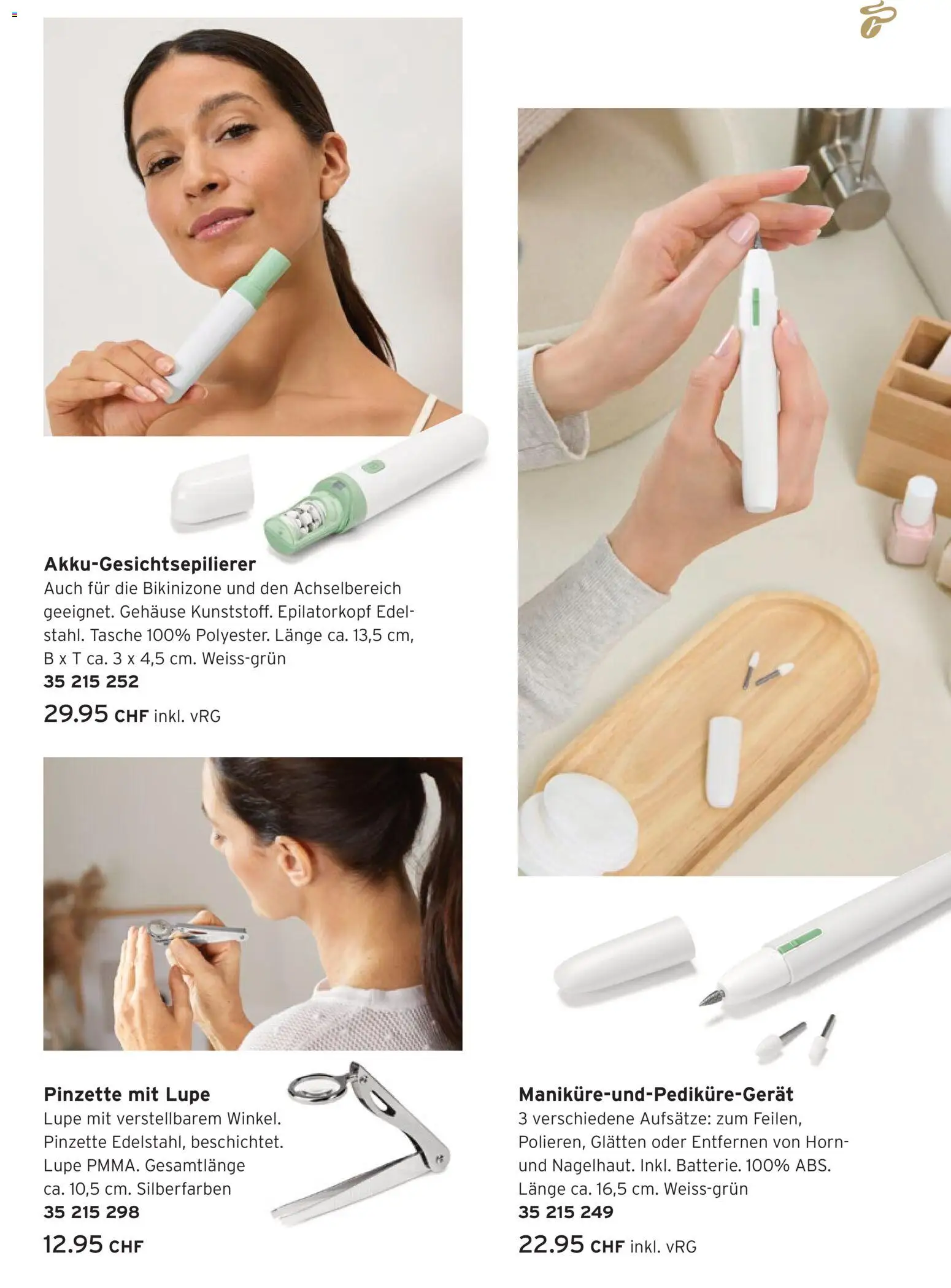 Tchibo aktionen Ein Leben in Balance – gültig ab 24.03.2026 | Seite: 21 | Produkte: Pinzette, Tasche