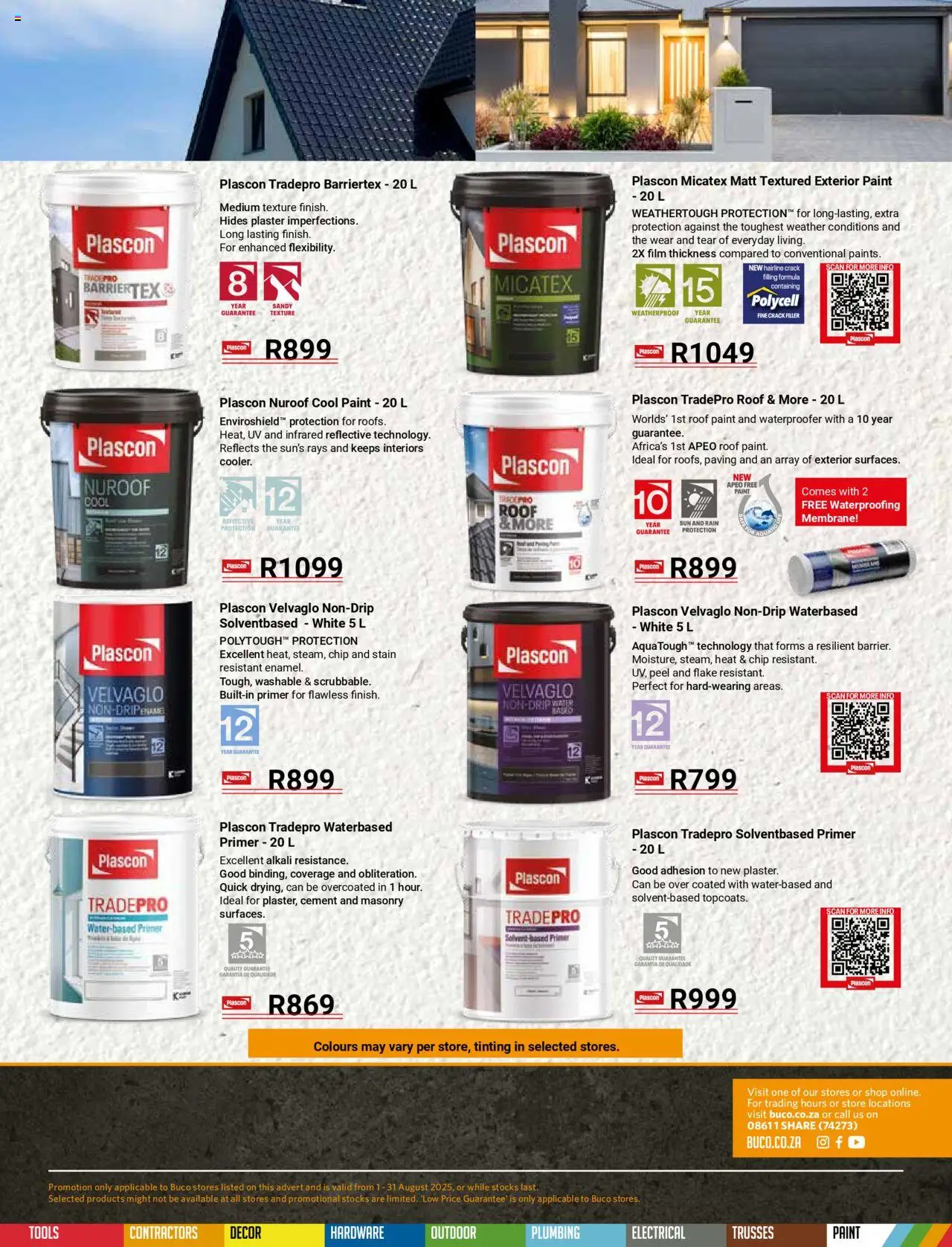 BUCO Embrace The Season With Paint │ valid from 01.08.2025 | Page: 2 | Products: Paint, Plaster, Water, Cement