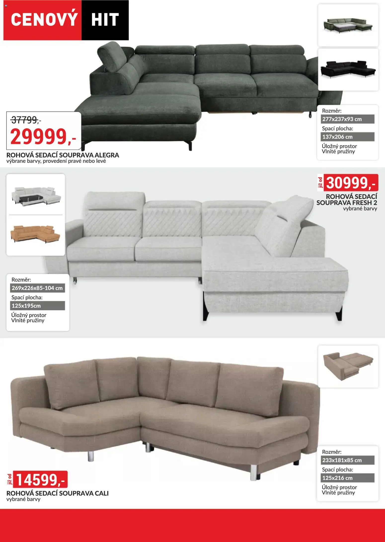 BAUMAX leták - Objevte svět nábytku od 01.04.2026 | Strana: 12 | Produkty: Sedací souprava, Barvy